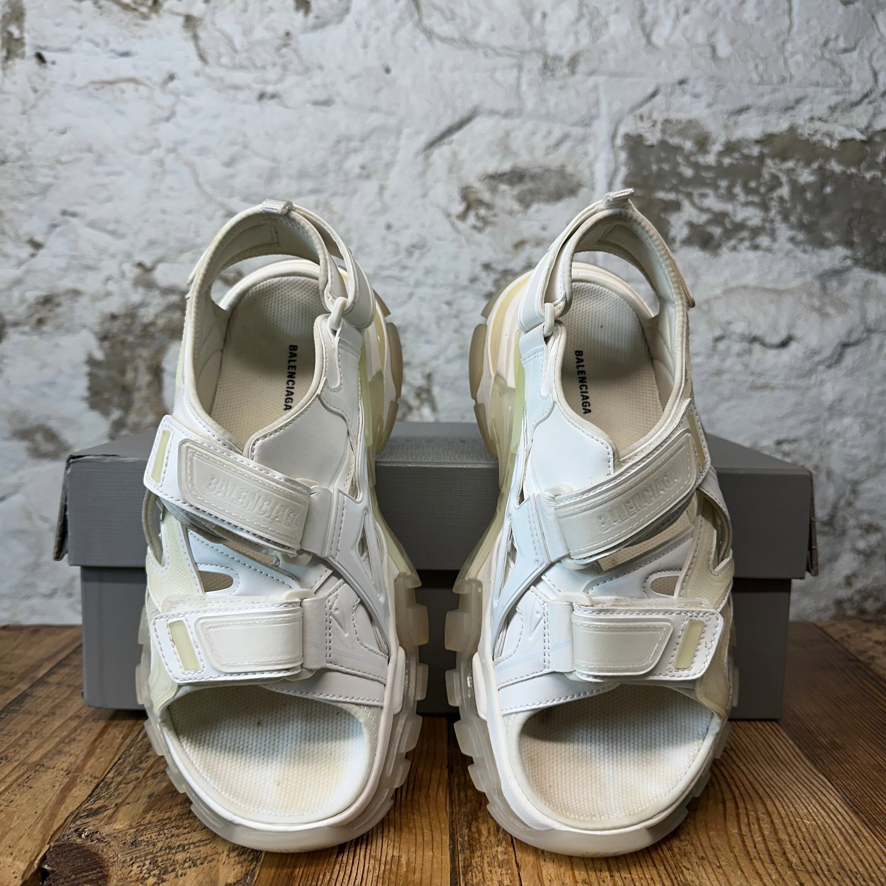 Balenciaga Balenciaga Track Strap White Clear Sandal Sz 6.5 (39) Size US 6.5 / EU 39-40 - 3 Thumbnail