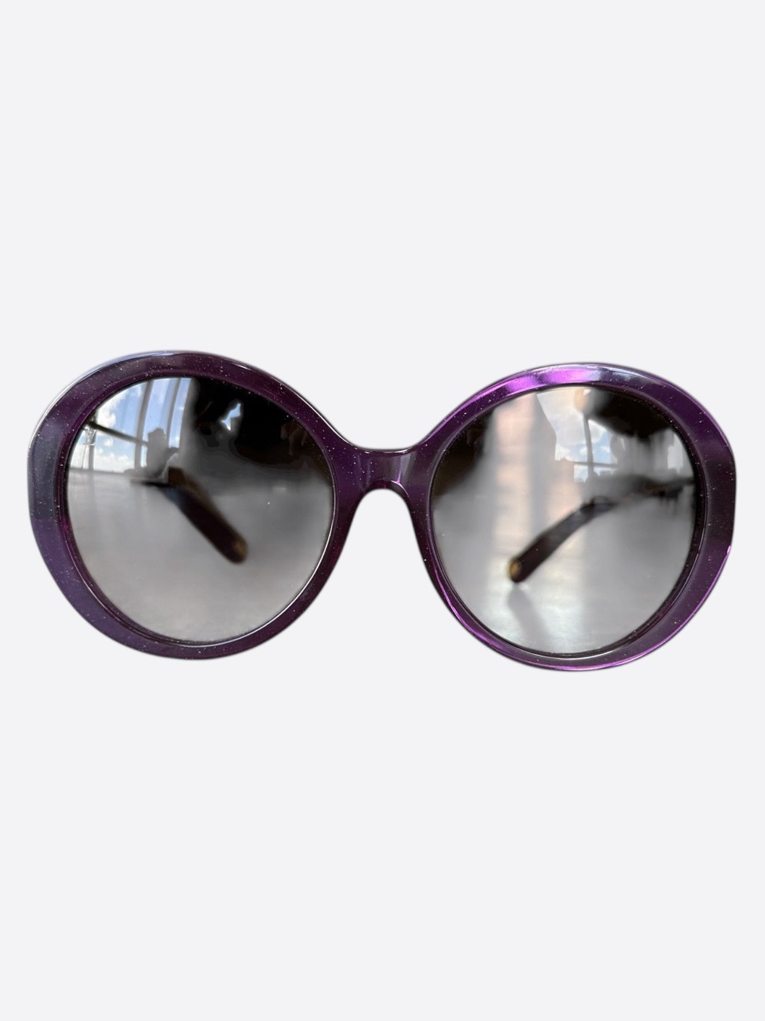 Louis Vuitton Louis Vuitton Purple Petit Soupcon Sunglasses Size ONE SIZE - 1 Thumbnail