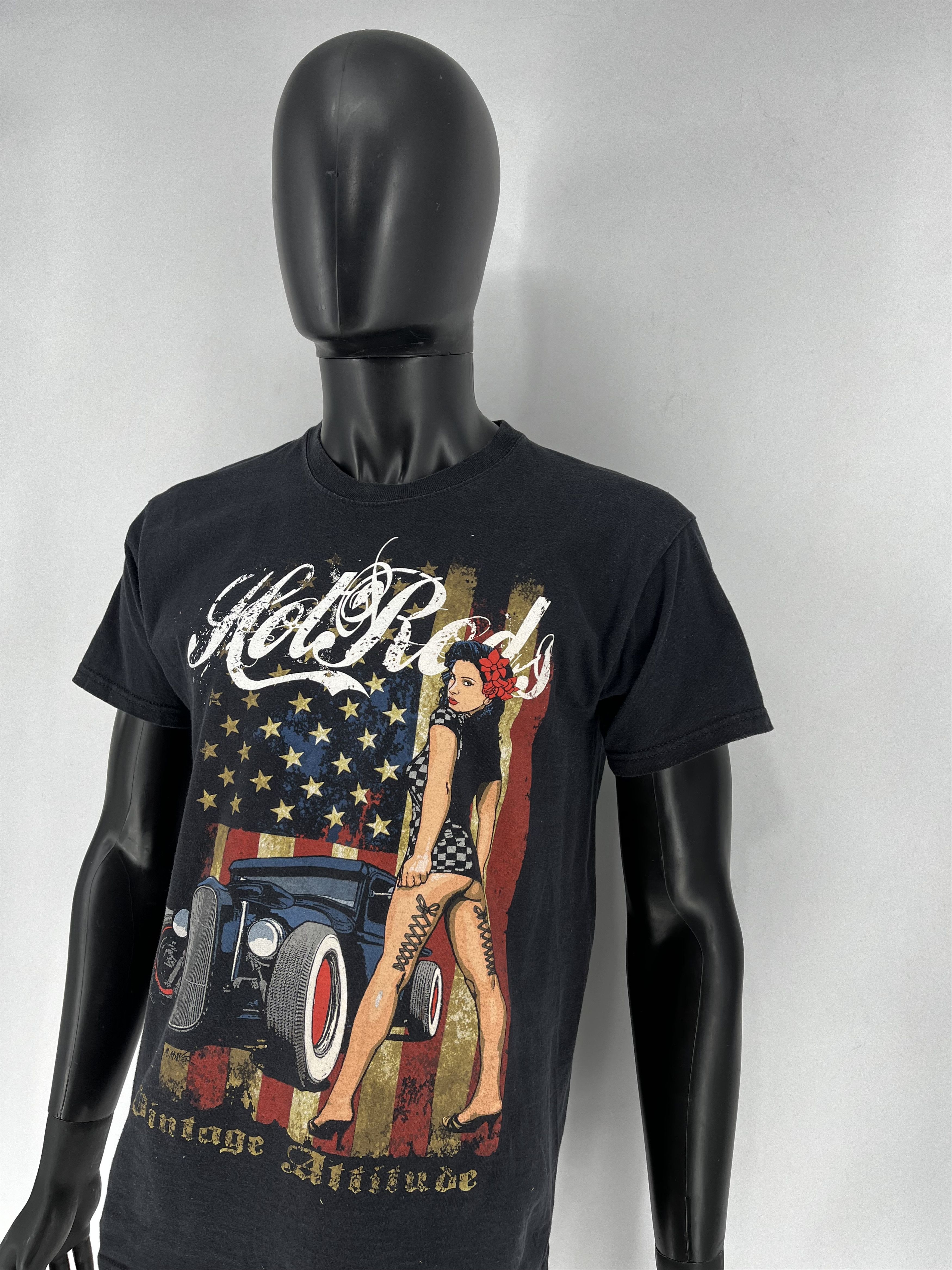Harley Davidson × Vintage Vintage Y2K EMP Hot Rods majica M Size US L / EU 52-54 / 3 - 5 Thumbnail