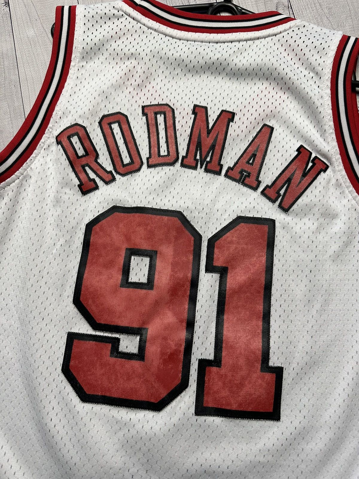 Adidas × NBA × Vintage Vintage Basketball Jersey Rodman 91 Chicago Bulls size S/M Size US S / EU 44-46 / 1 - 8 Thumbnail