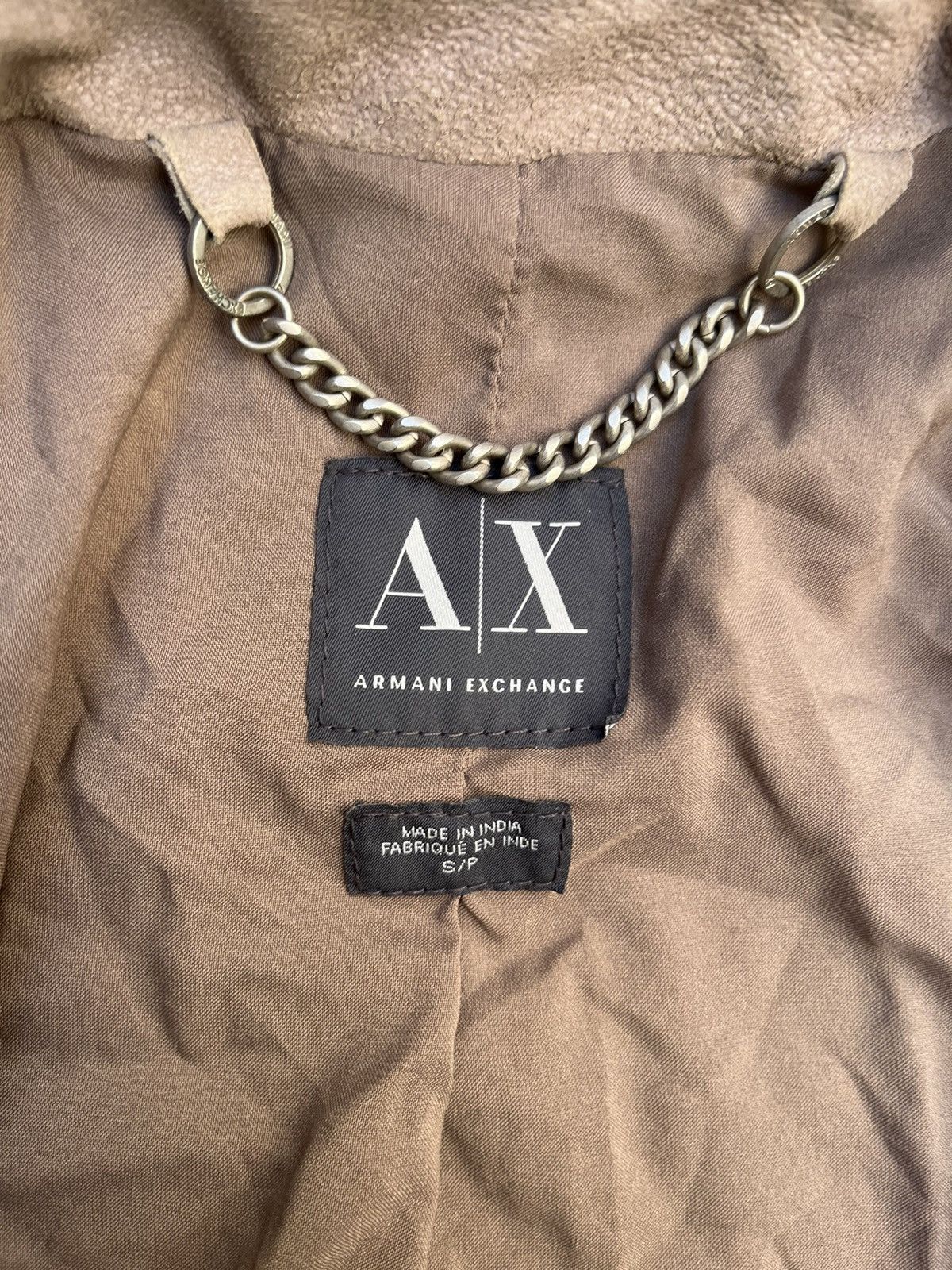 Armani Exchange × Genuine Leather Armani Exchange Goat Leather Multizip Jacket Size S / US 4 / IT 40 - 4 Thumbnail