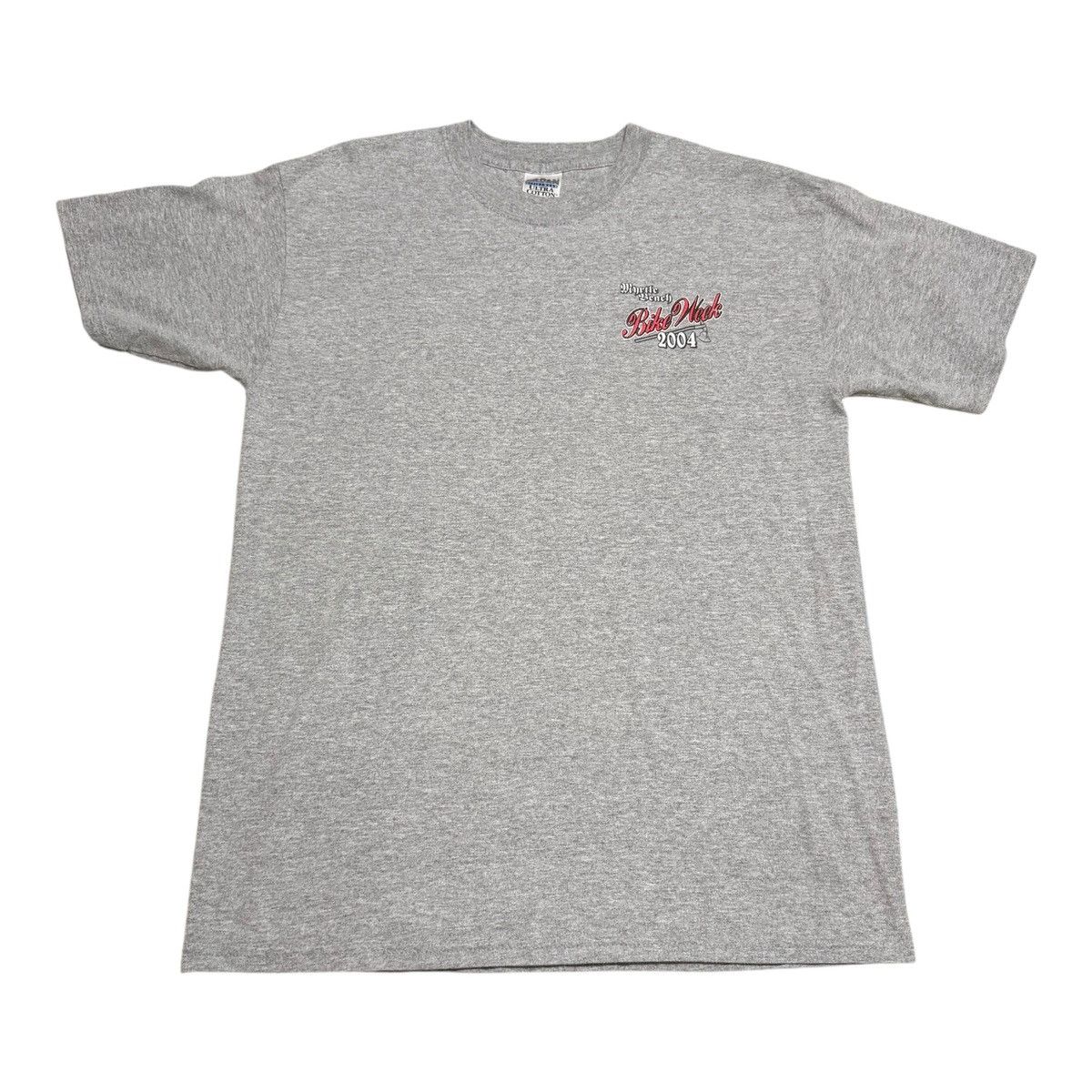 Gildan 2004 Myrtle Beach Bike Week Cotton Blend Gray Shirt Men's M Size US M / EU 48-50 / 2 - 3 Thumbnail