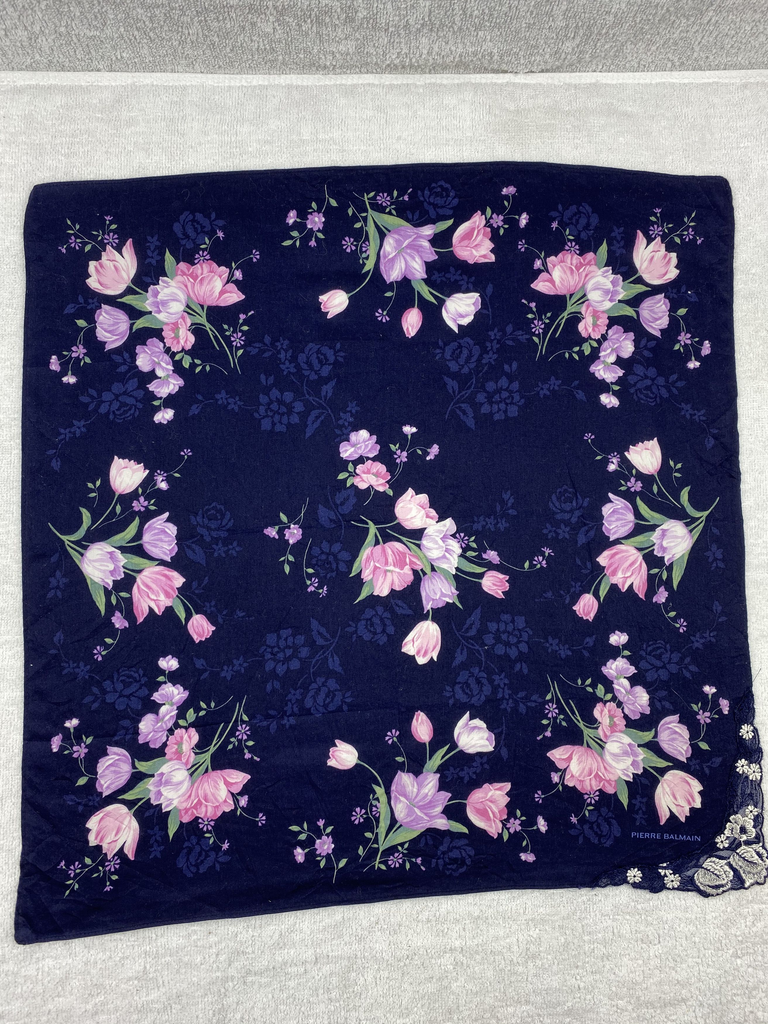 Pierre Balmain × Vintage Pierre Balmain Handkerchief / Bandana / Neckerchief Size ONE SIZE - 3 Thumbnail