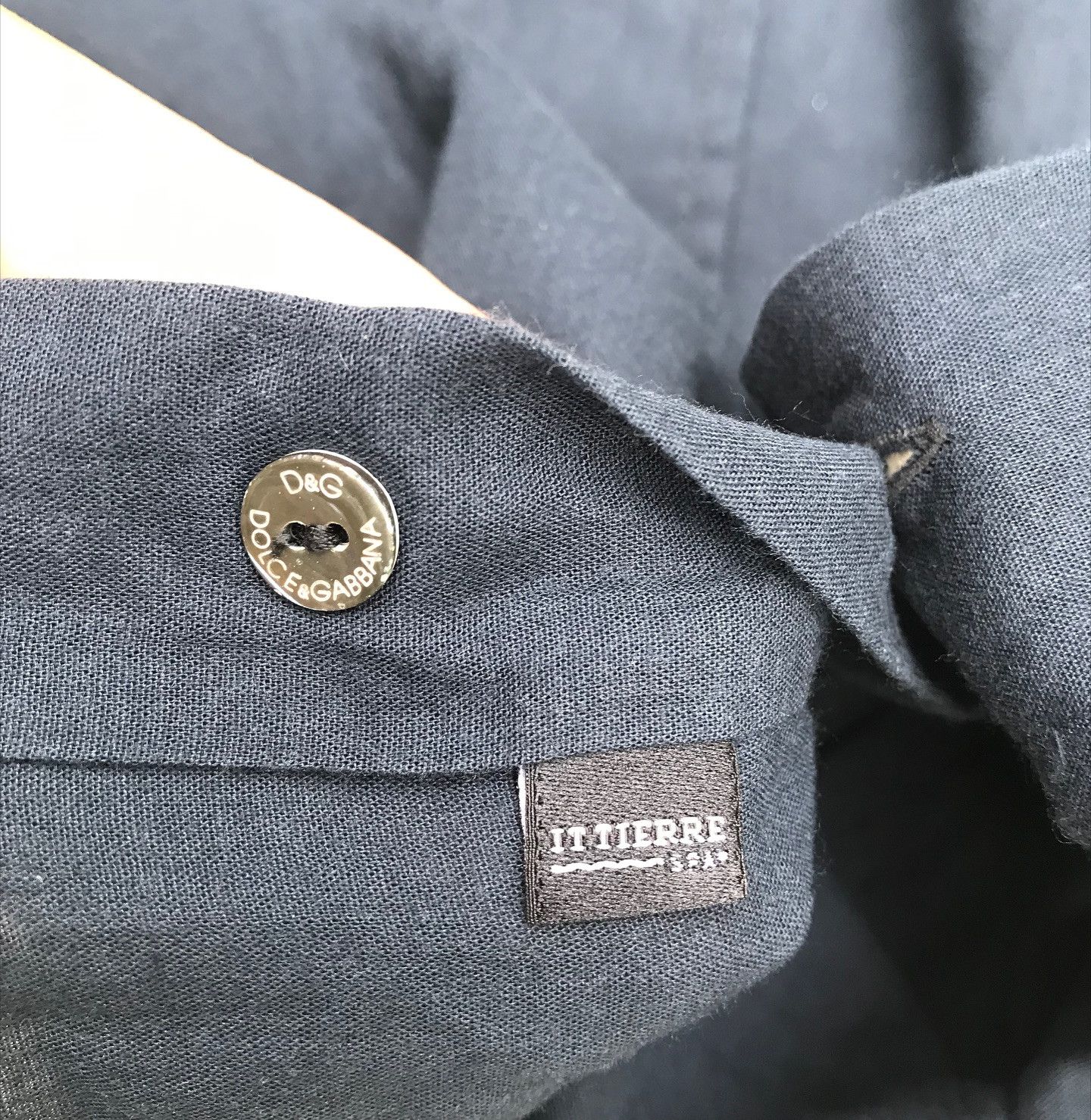 Dolce & Gabbana Dolce And Gabbana D&G black formal long sleeves Shirt italy Size US M / EU 48-50 / 2 - 8 Thumbnail