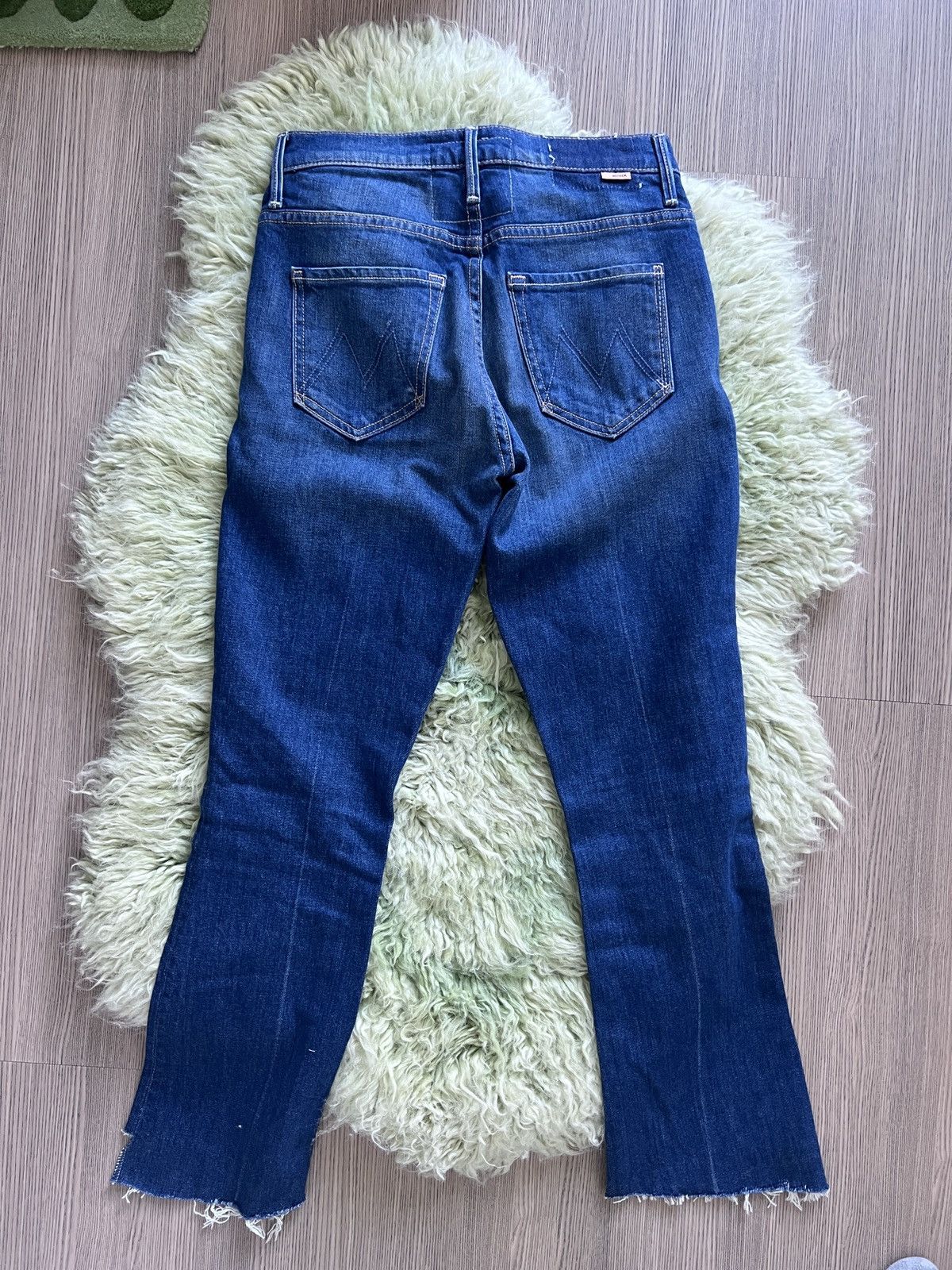 MOTHER MOTHER denim skinny flared crop jeans never worn Size 25" / US 0 / IT 36 - 4 Thumbnail