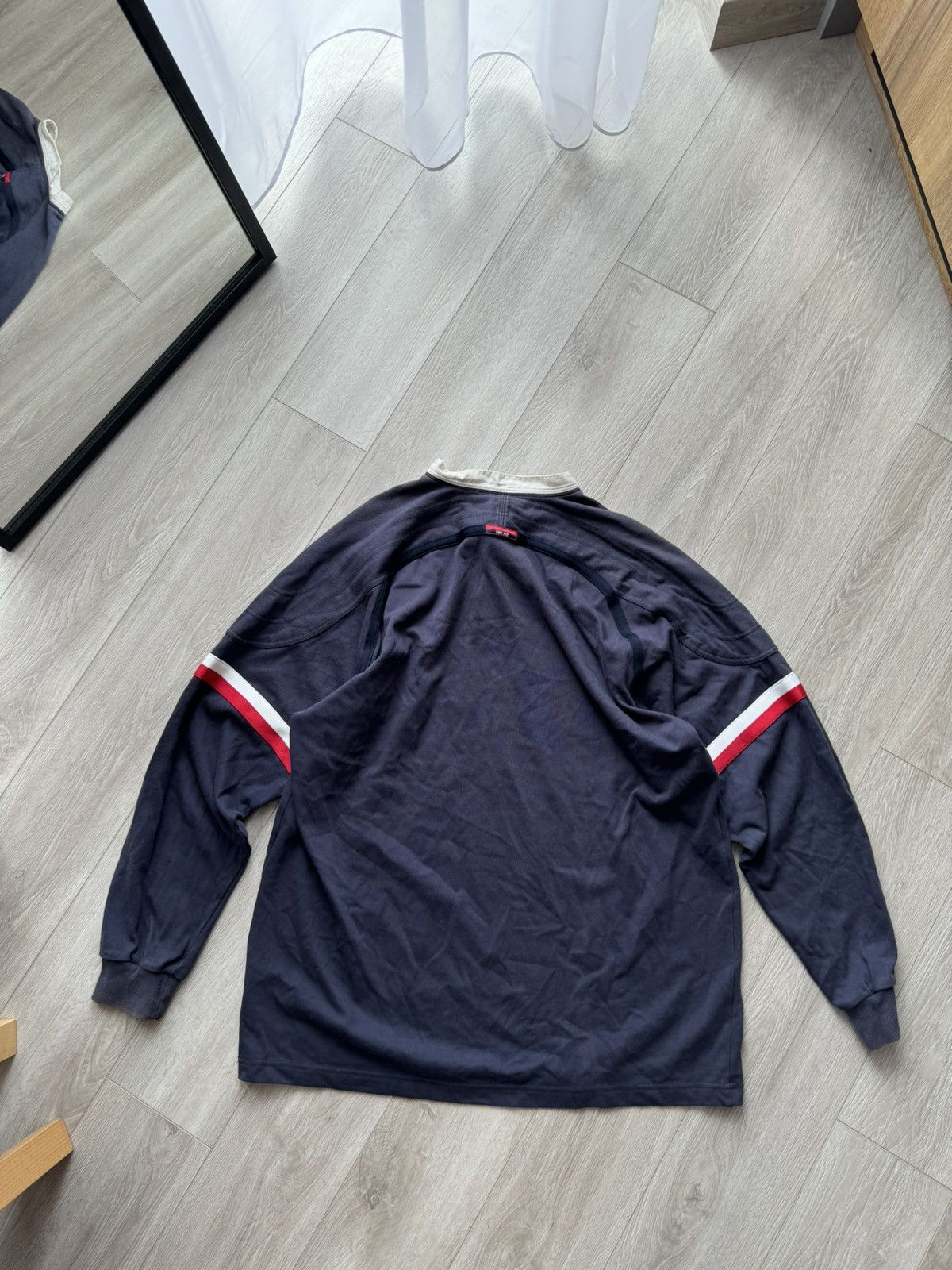 Nike × Vintage NIKE 1999 ENGLAND RUGBY VINTAGE POLO LONG SLEEVE SHIRT Size US XL / EU 56 / 4 - 6 Thumbnail