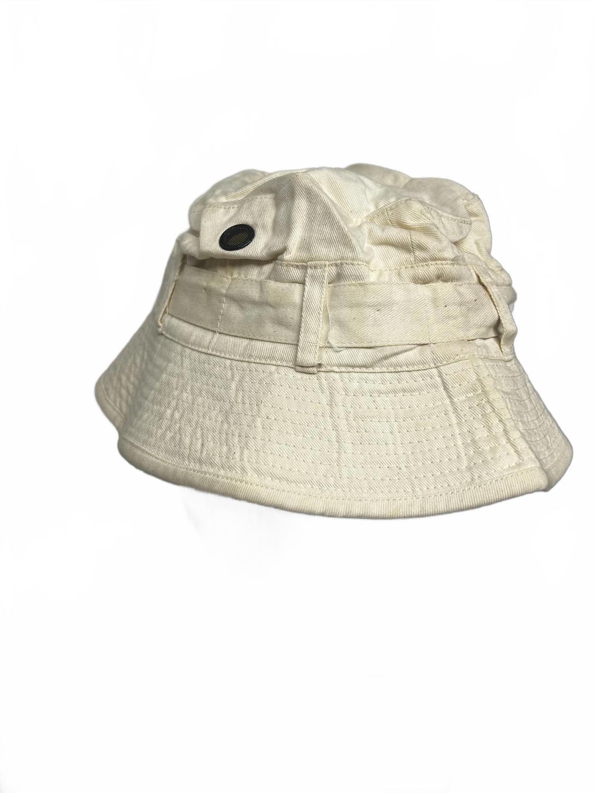Designer Stylish Cream Bucket Hat Size ONE SIZE - 3 Thumbnail