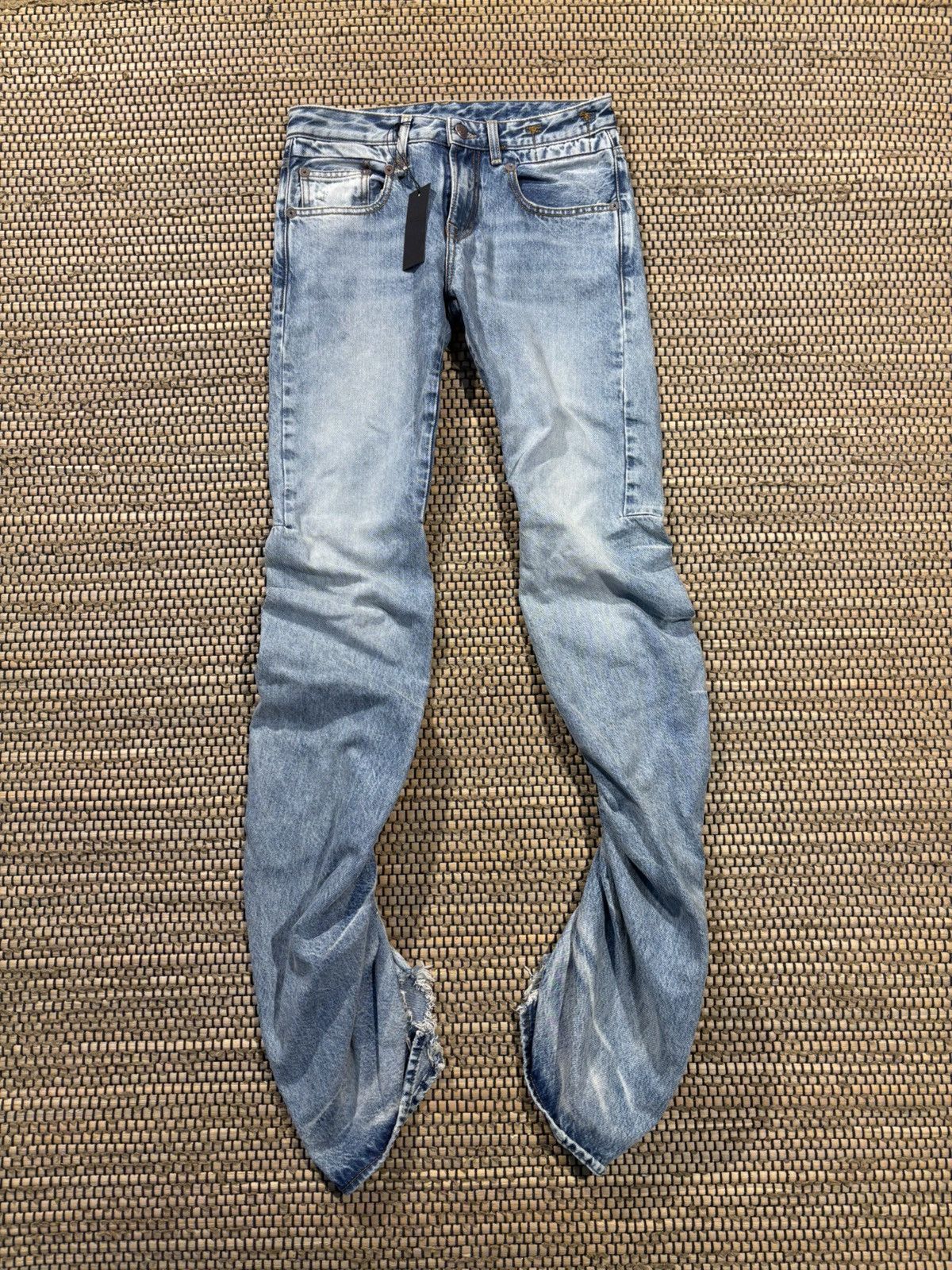 R13 R13 Shirring Boy Boot Jeans Size 25" / US 0 / IT 36 - 1 Thumbnail
