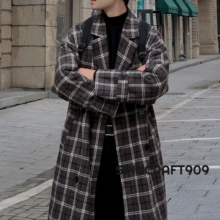 Other Plaid Button Coat Size US L / EU 52-54 / 3 - 3 Thumbnail
