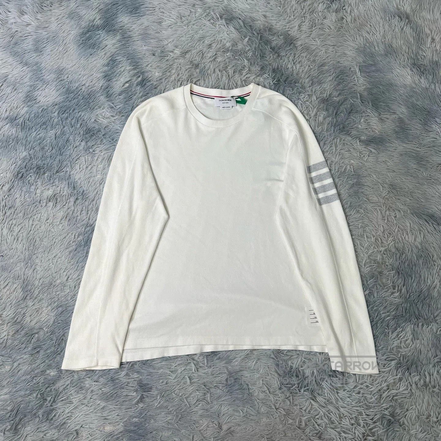 Thom Browne Thom Browne Four-Stripe Cotton Long-Sleeve. Size US XXL / EU 58 / 5 - 1 Thumbnail