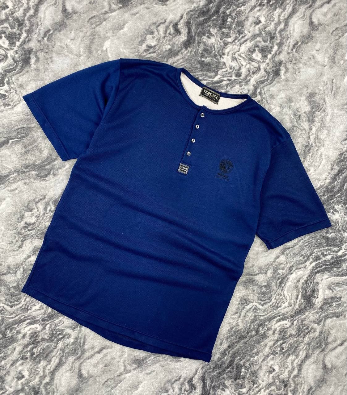 Versace Gianni Versace Collection T Shirt Men Size M Blue Size US M / EU 48-50 / 2 - 1 Thumbnail