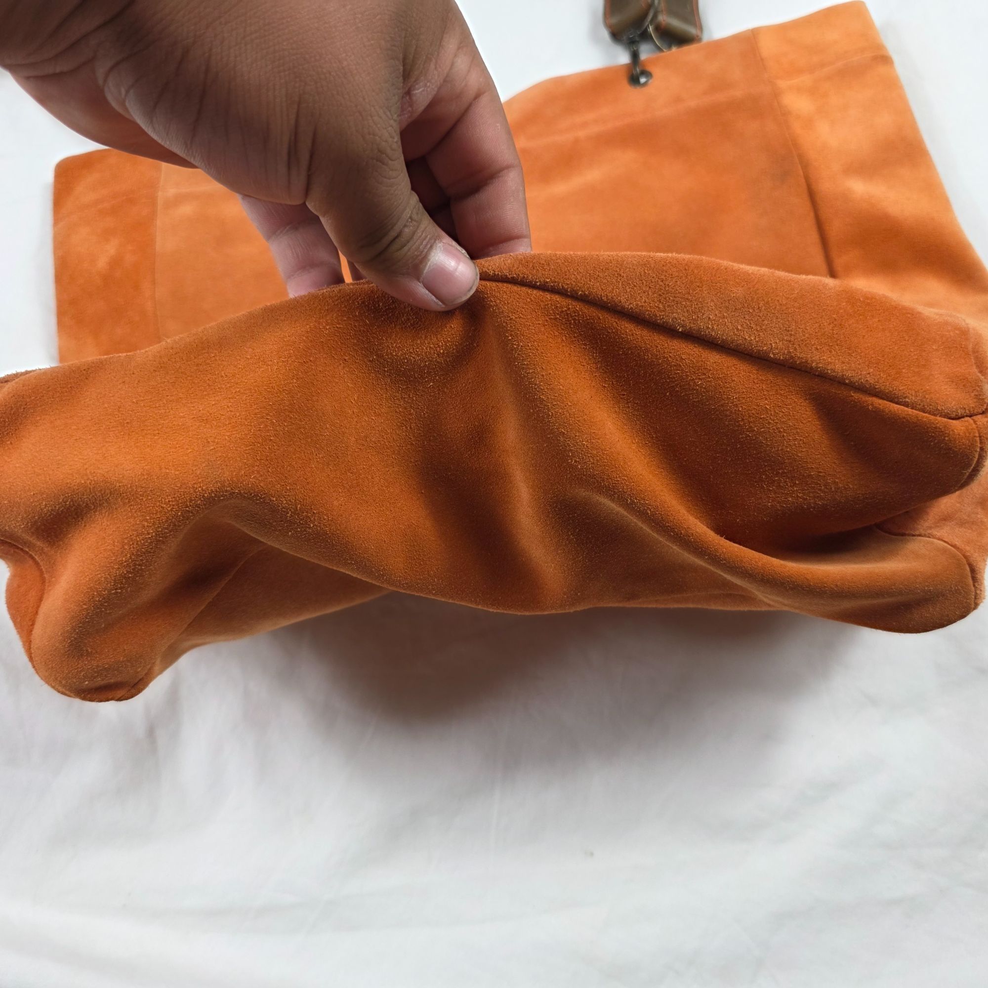 Other Morgado Piel Womens Tote Bag Brown Orange Large Carryall Mad Size ONE SIZE - 5 Thumbnail