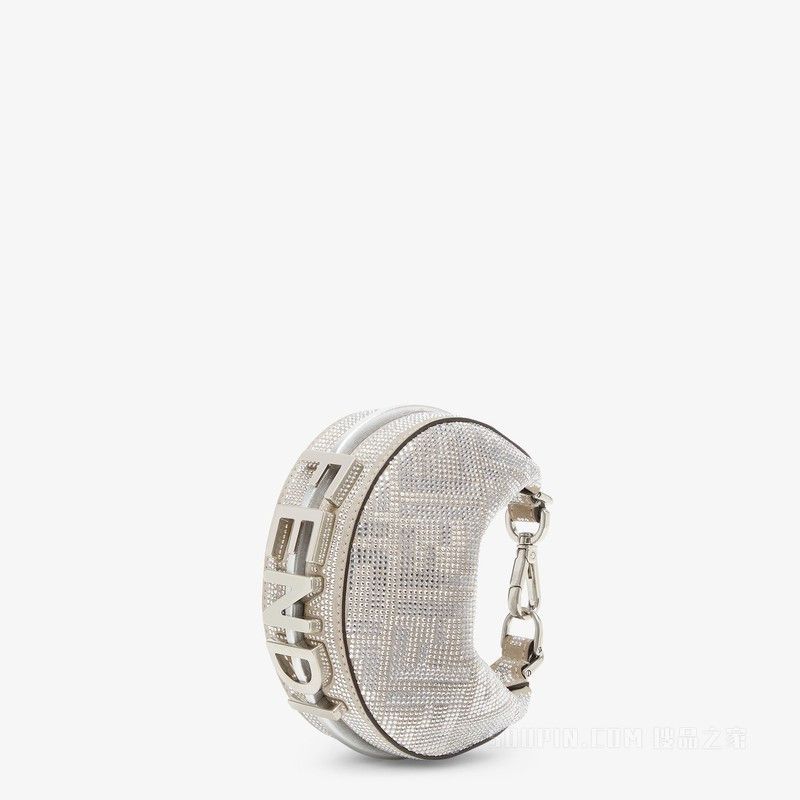 Fendi o1s1wg111125 Size: OS/ Nano Fendigraphy in Grey Size ONE SIZE - 1 Thumbnail