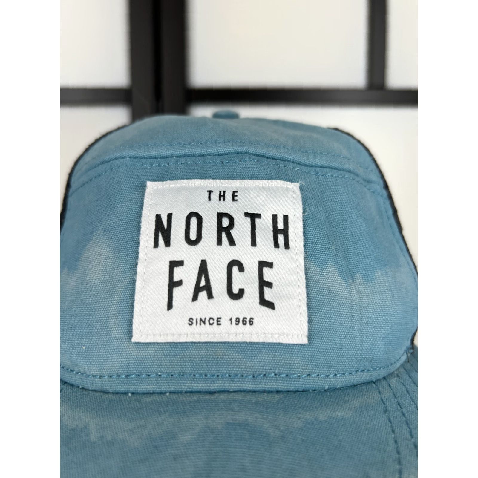 The North Face The North Face Hat Cap Snapback Adult Blue Panel Trucker Distressed Poly 1966 Size ONE SIZE - 2 Thumbnail