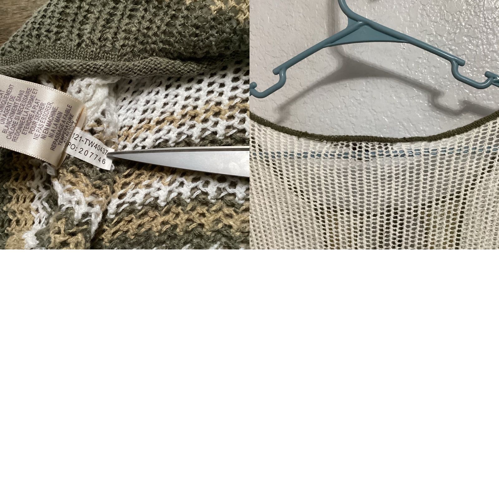 Tommy Bahama Tommy Bahama Tunic Women M White Linen Cotton 3/4 Sleeve Open Knit Cover Up Beach Bohemian Coastal Light Breathable Casual Travel Size M / US 6-8 / IT 42-44 - 9 Thumbnail