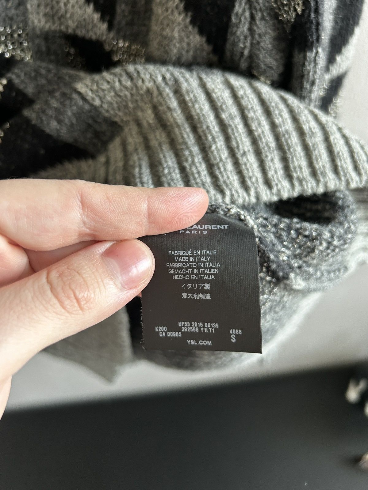 Saint Laurent Paris FW14 Hedi sweater Size US S / EU 44-46 / 1 - 4 Thumbnail