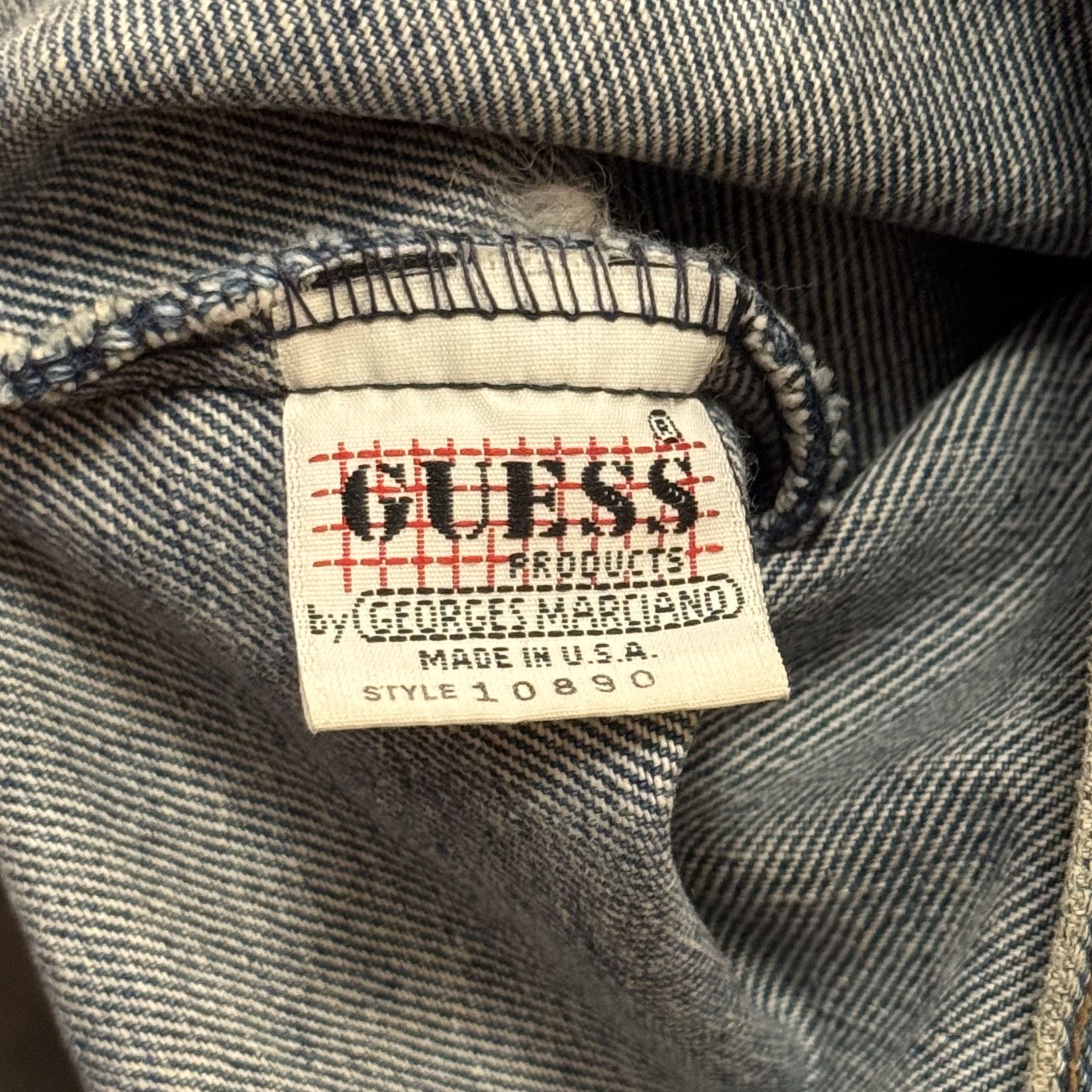 Georges Marciano Vintage 1980s Georges Marciano for Guess Denim Jacket, Small Size US S / EU 44-46 / 1 - 8 Thumbnail