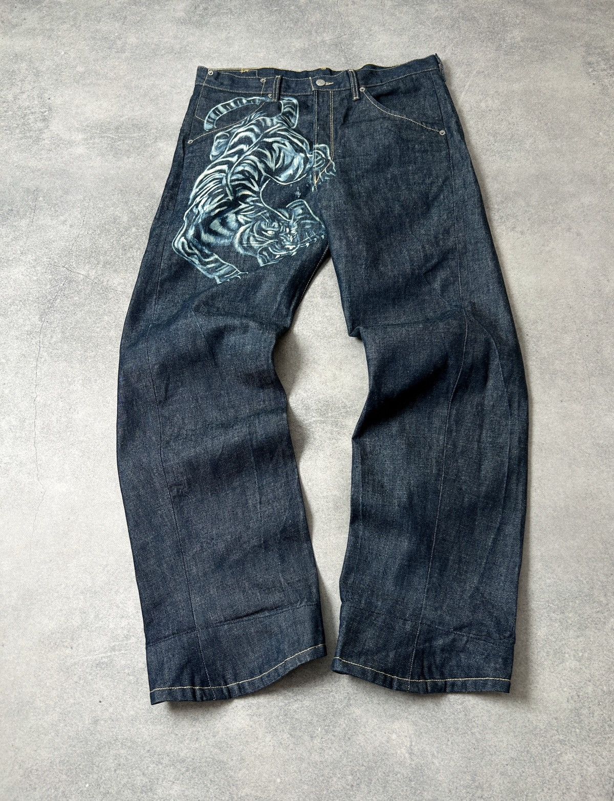 Levi's Levis engineered x hand made custom jeans mens blue Size US 34 / EU 50 - 1 Thumbnail