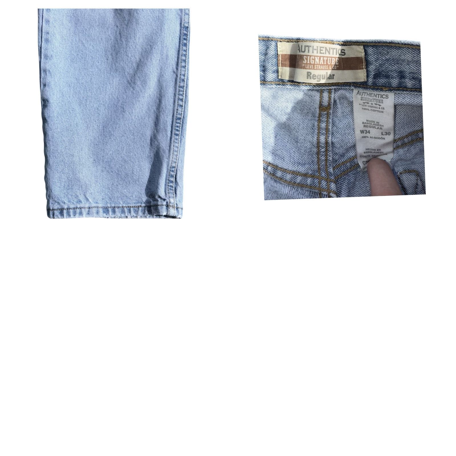 Levi's VINTAGE Levi's Jeans Light Wash Denim 34x30 Men Regular Size 34 Inseam 30 Straight Blue Size US 34 / EU 50 - 8 Thumbnail