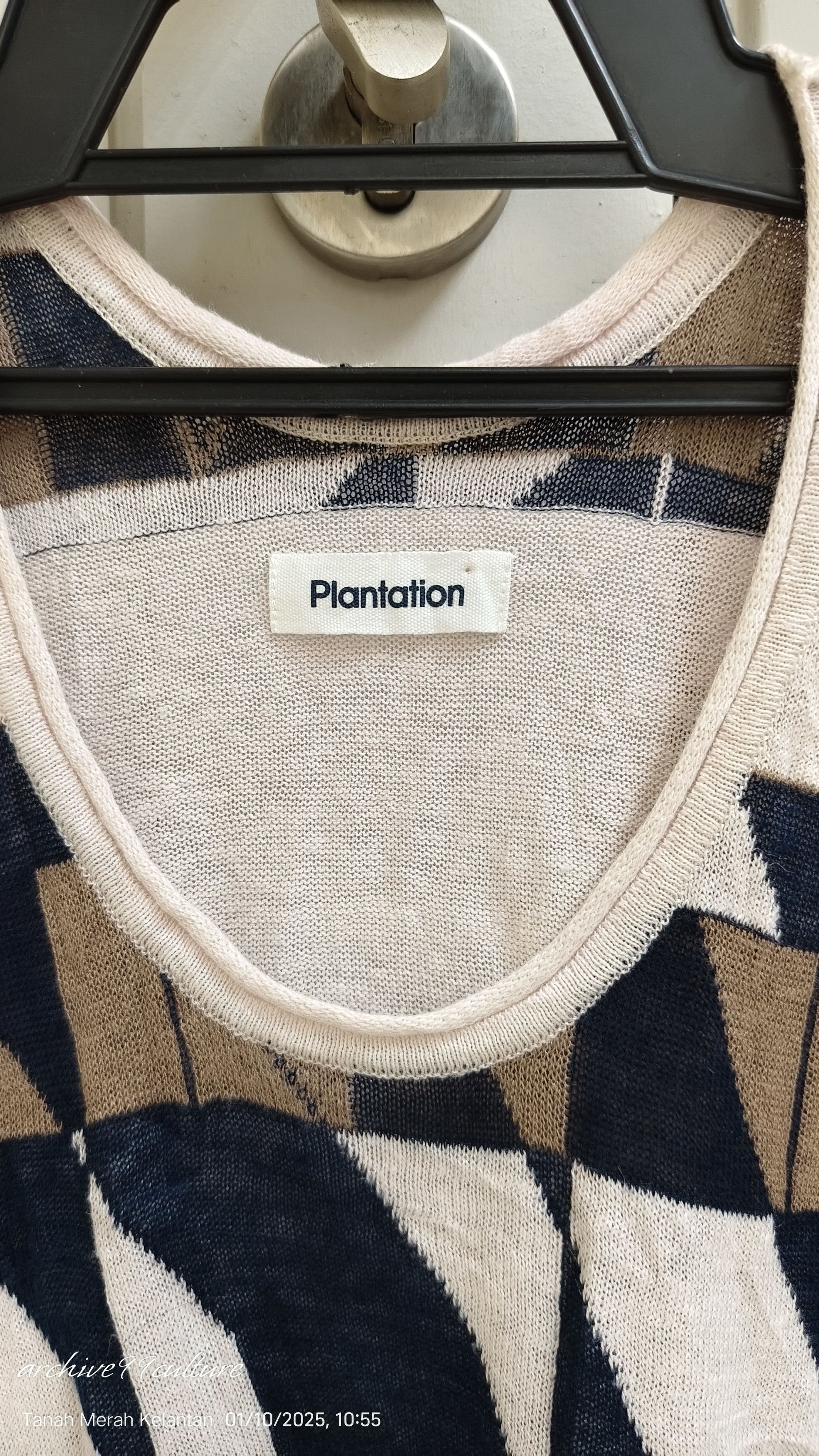 Issey Miyake AW2000 Plantation Issey Miyake geometric pattern shirt Size M / US 6-8 / IT 42-44 - 3 Thumbnail