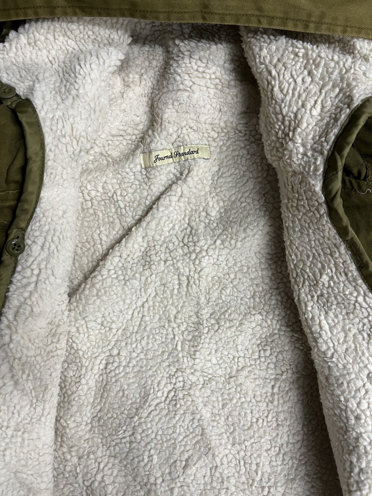 If Six Was Nine 2000s Journal Standard - Sherpa Hoodie Parka Jacket Size US M / EU 48-50 / 2 - 13 Thumbnail