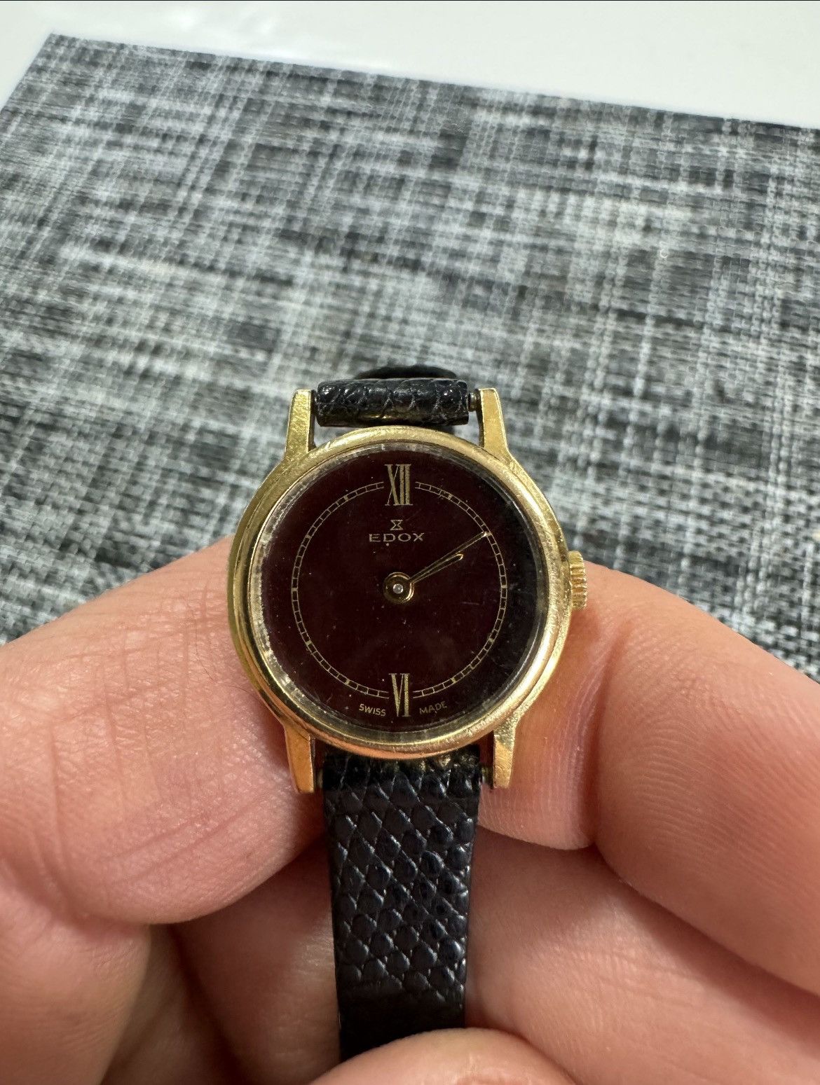 Other Edox vintage 10251 steel swiss watch Size ONE SIZE - 6 Thumbnail