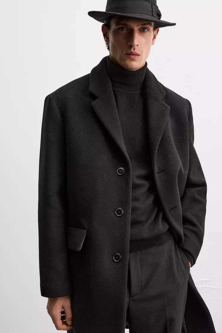 Zara Manteco Wool Blend Coat Size US L / EU 52-54 / 3 - 18 Thumbnail