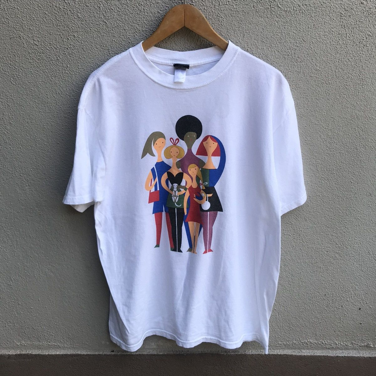 Vintage Vintage ALEXANDER GIRARD pop art tee Size US L / EU 52-54 / 3 - 1 Thumbnail