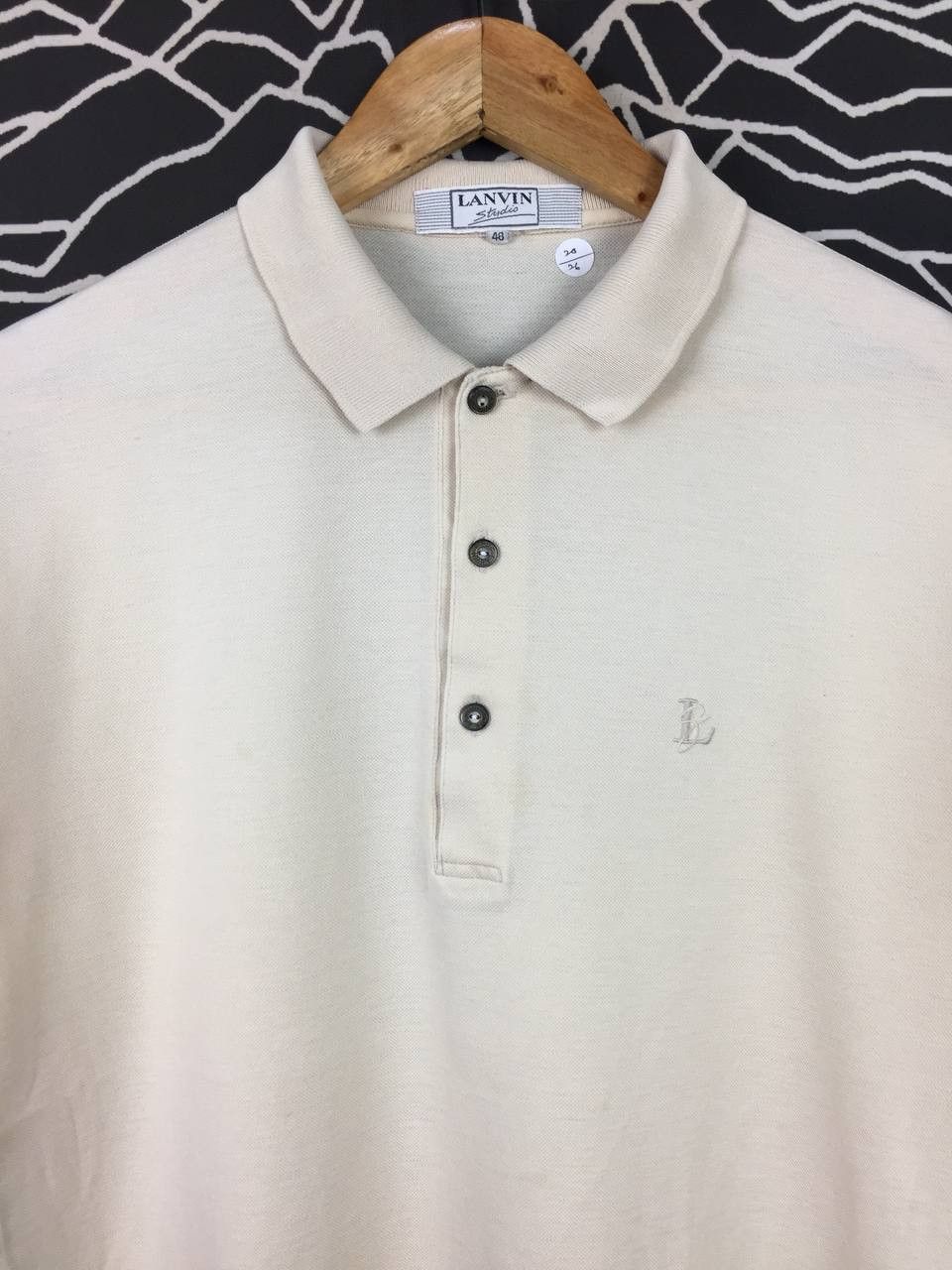 Lanvin Lanvin Studio Embroidered Logo Polo Shirt Size 48 Size US M / EU 48-50 / 2 - 3 Thumbnail