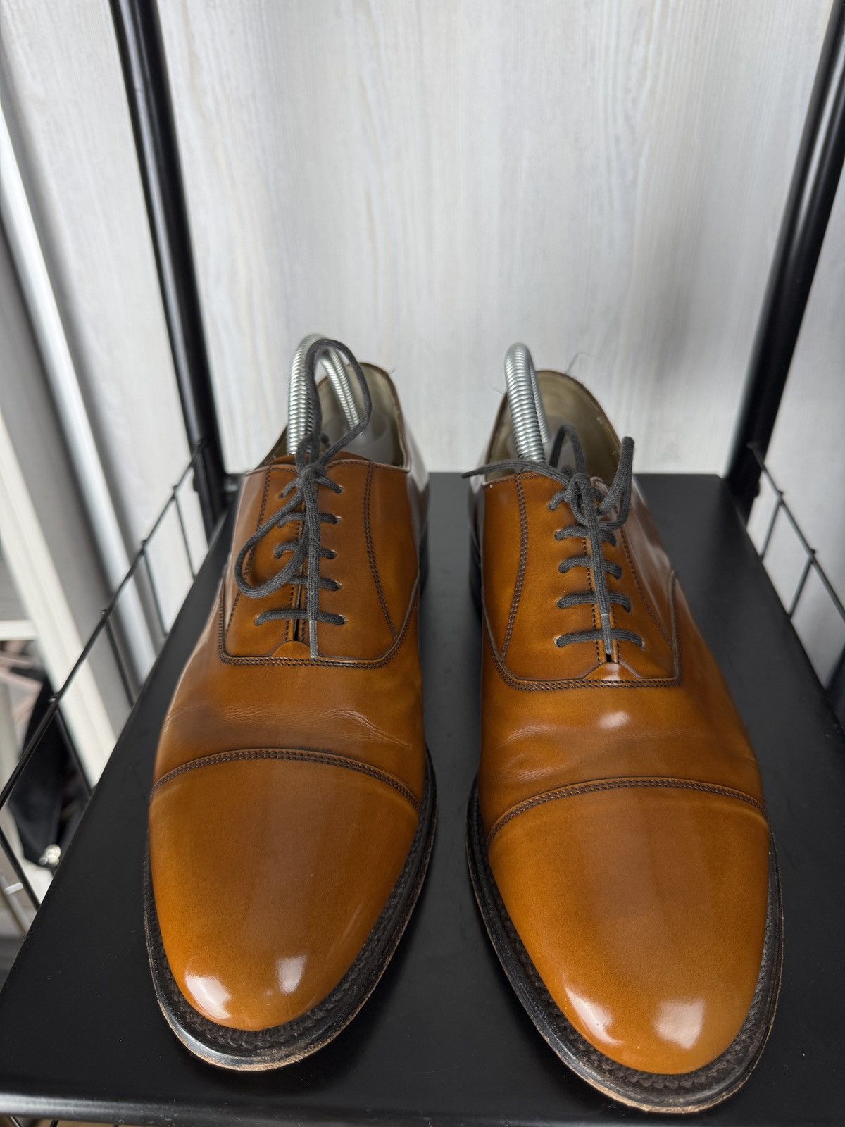Barker Barker mens brown leather oxford formal shoes size 7.5UK Size US 8.5 / EU 41-42 - 6 Thumbnail