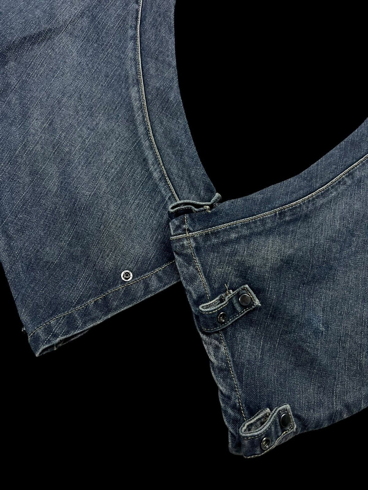 If Six Was Nine × PPFM × Seditionaries 🌈Insane Pocket PPFM Curved Multipocket Punk Jean Size US 35 - 10 Thumbnail