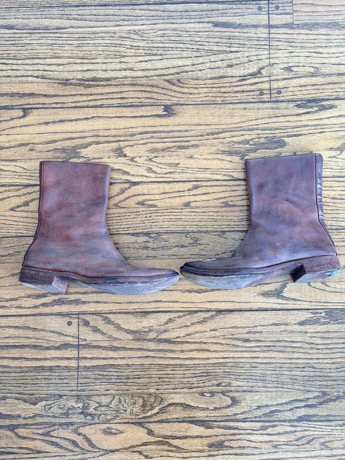 Carol Christian Poell Carol Christian Poell Side-Zip Boots - “Oxblood” Size US 7 / EU 40 - 3 Thumbnail