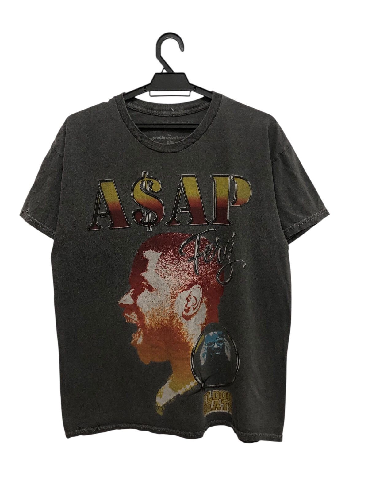 A$AP Rocky × Rap Tees ASAP FERG FLOOR SEATS SONY MUSIC ENTERTAINMENT PROMO RAP TEE Size US L / EU 52-54 / 3 - 1 Thumbnail