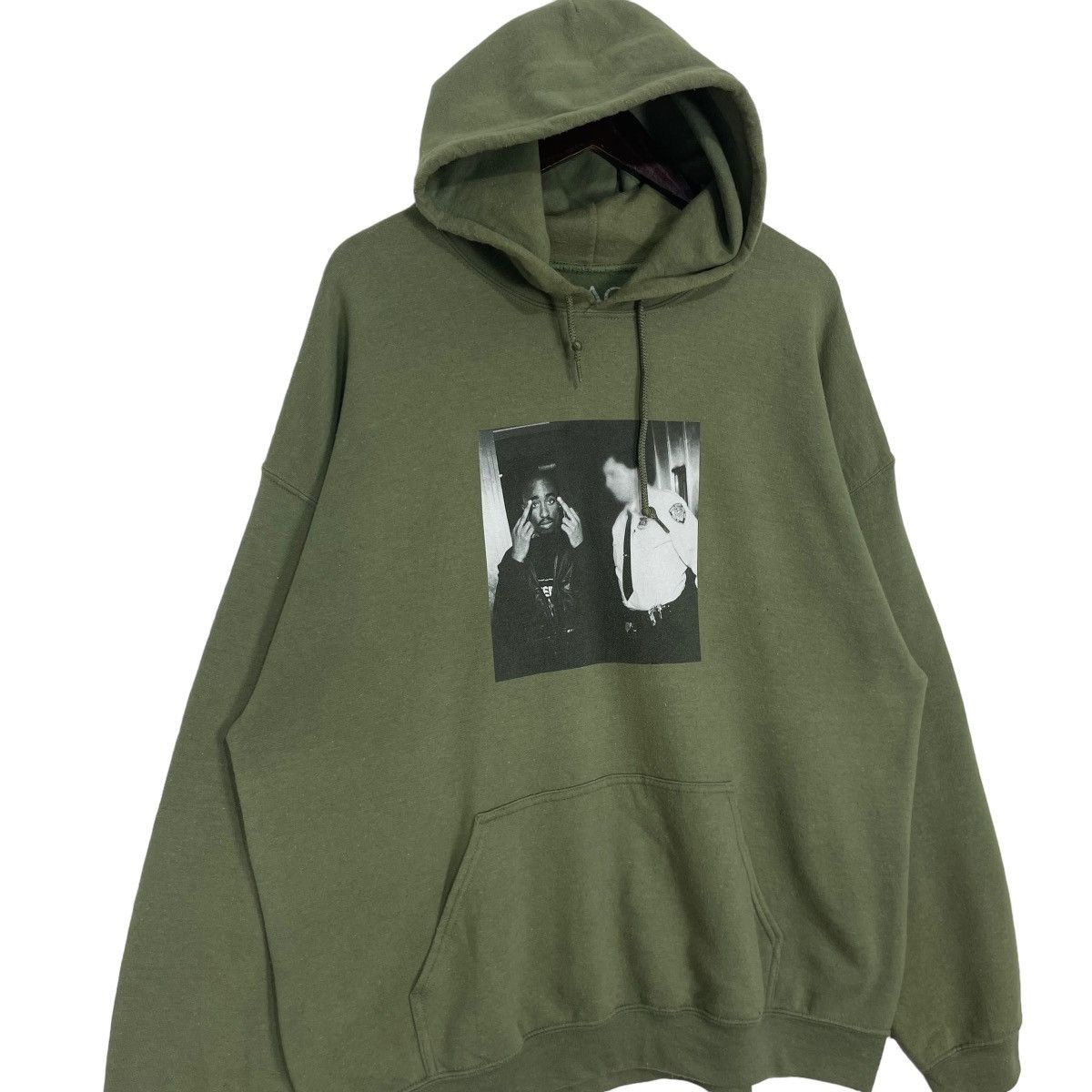 Vintage Vintage 2pac Fxckk Big Logo Sweatshirt Hoodie Size US L / EU 52-54 / 3 - 2 Thumbnail