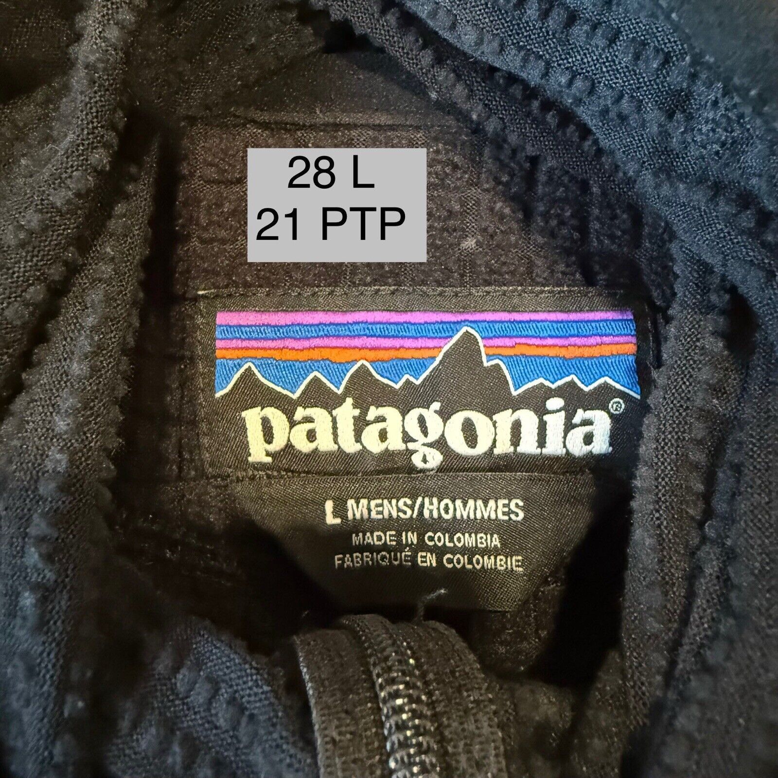 Patagonia Patagonia R1 1/2 Zip Fleece Pullover Hoody Black Lightweight Size US L / EU 52-54 / 3 - 8 Thumbnail