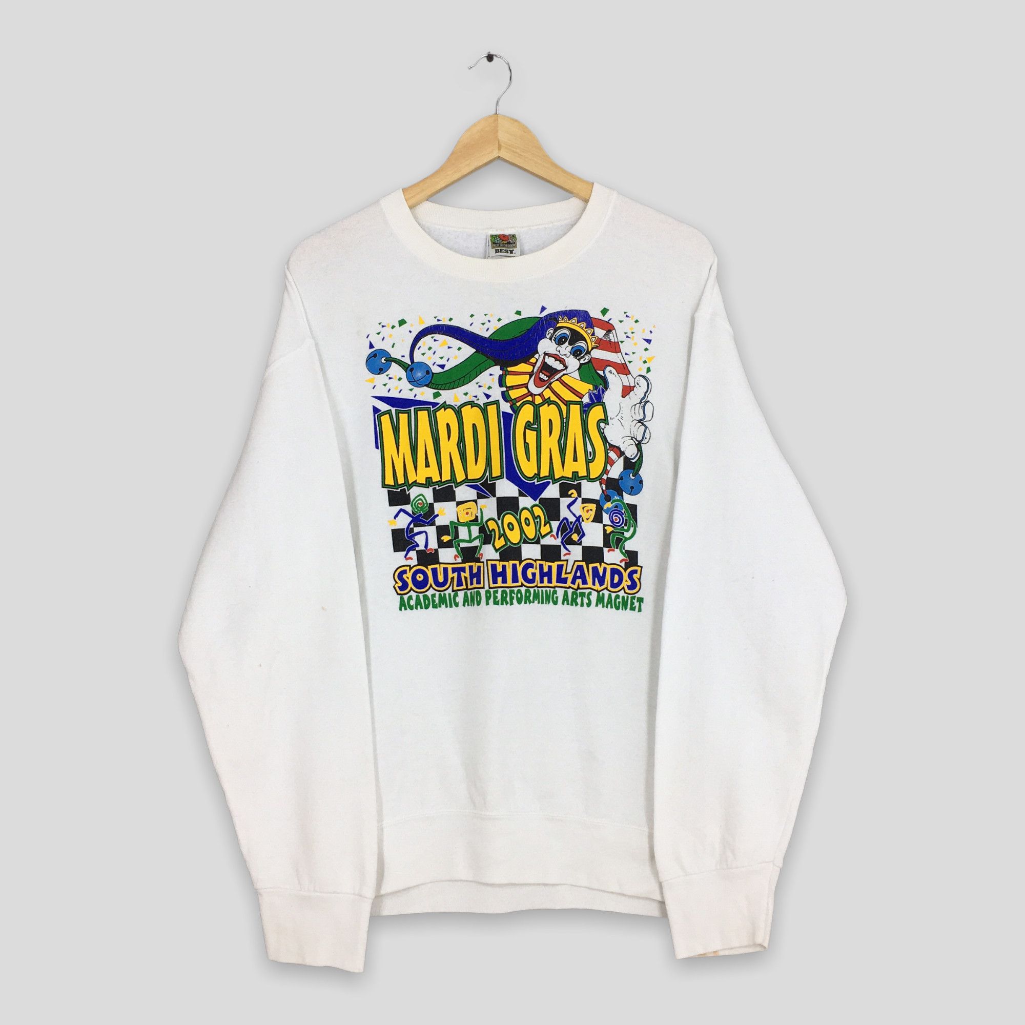 Vintage Vintage Y2K Mardi Gras South Highland Sweater Large Size US L / EU 52-54 / 3 - 1 Thumbnail