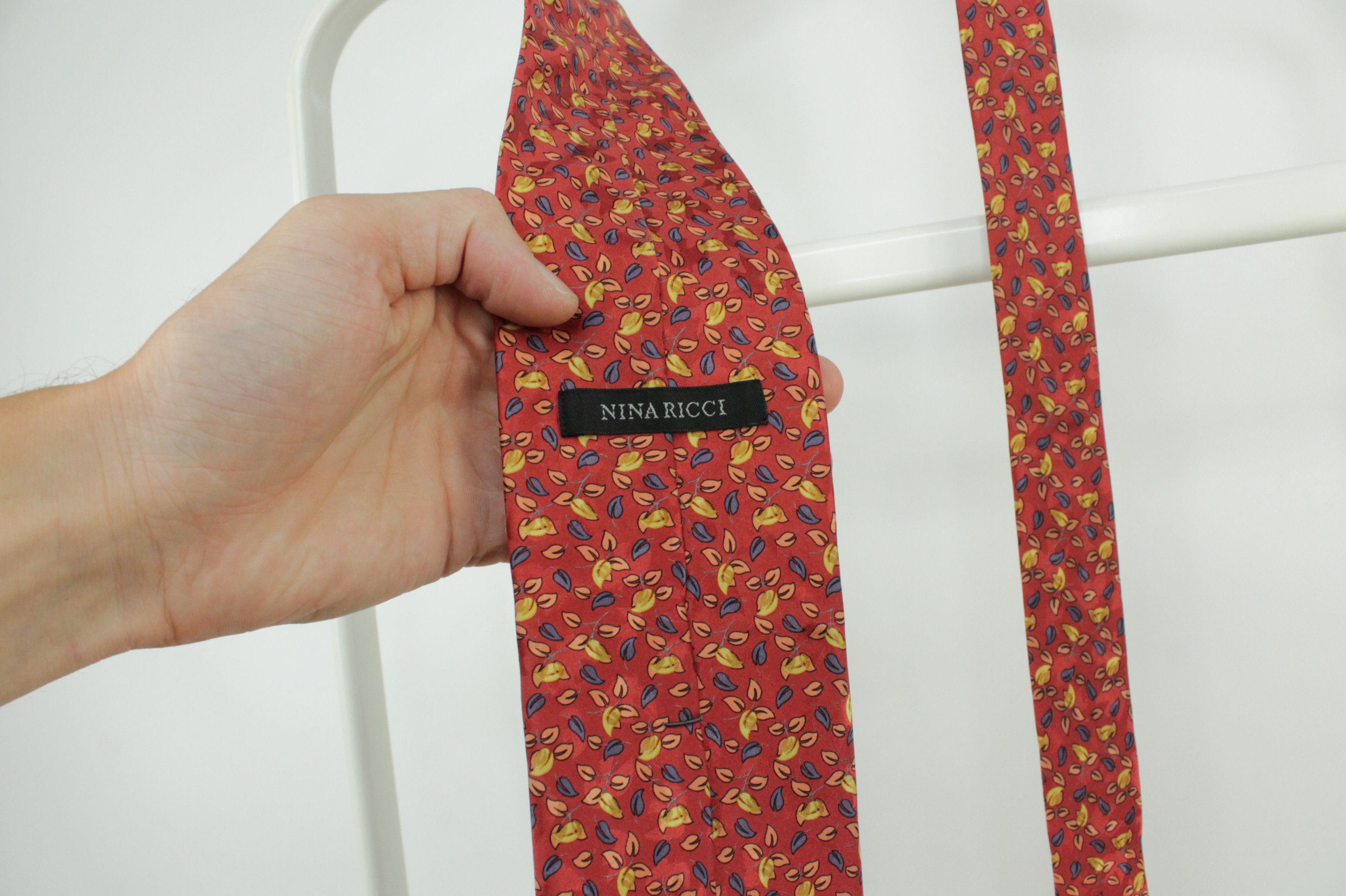 Designer × Vintage Vintage Nina Ricci Silk Tie Size ONE SIZE - 3 Thumbnail