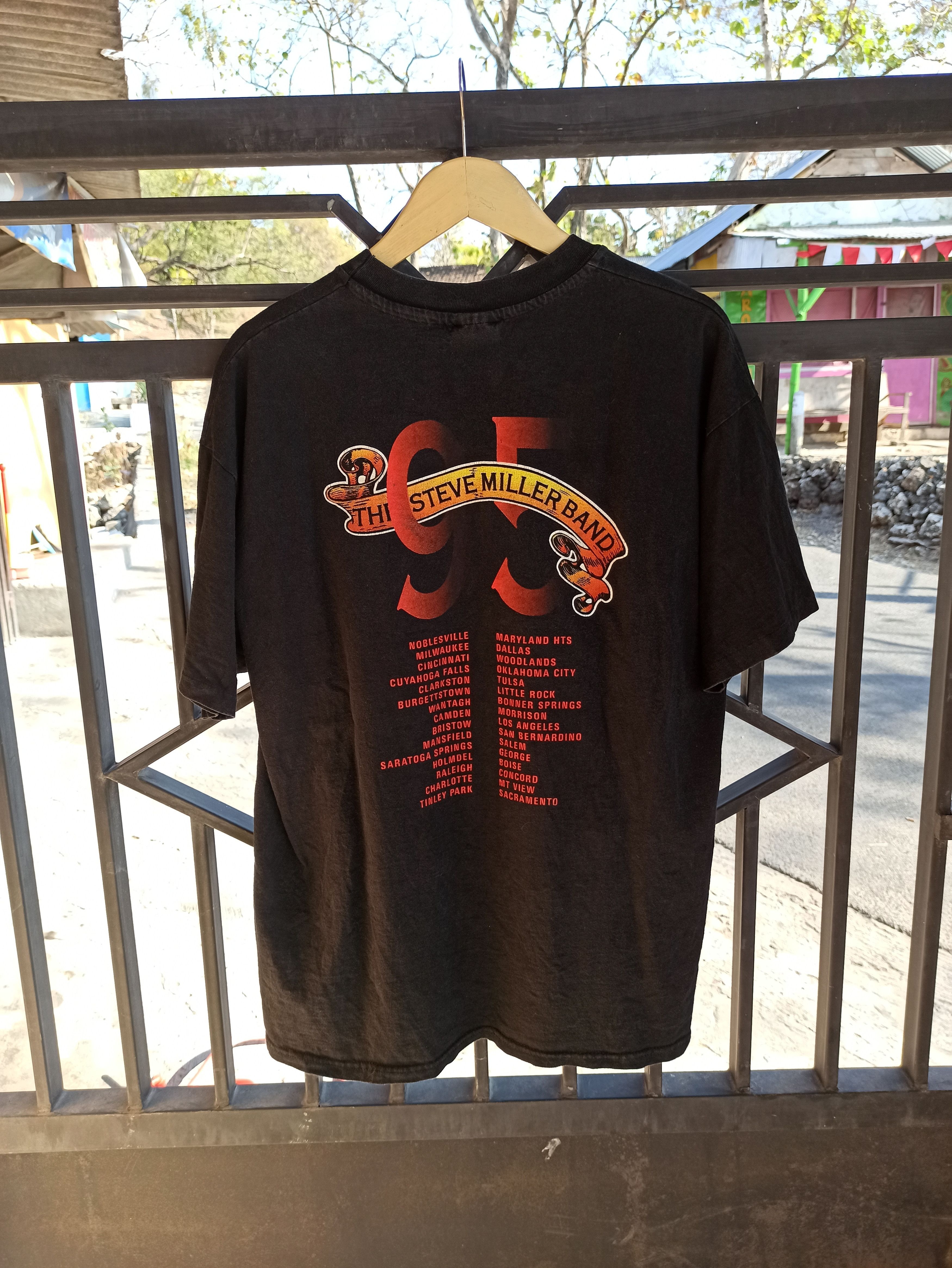 Band Tees × Vintage Vintage Steve Miller Band Tour 1995 Size US XL / EU 56 / 4 - 1 Thumbnail