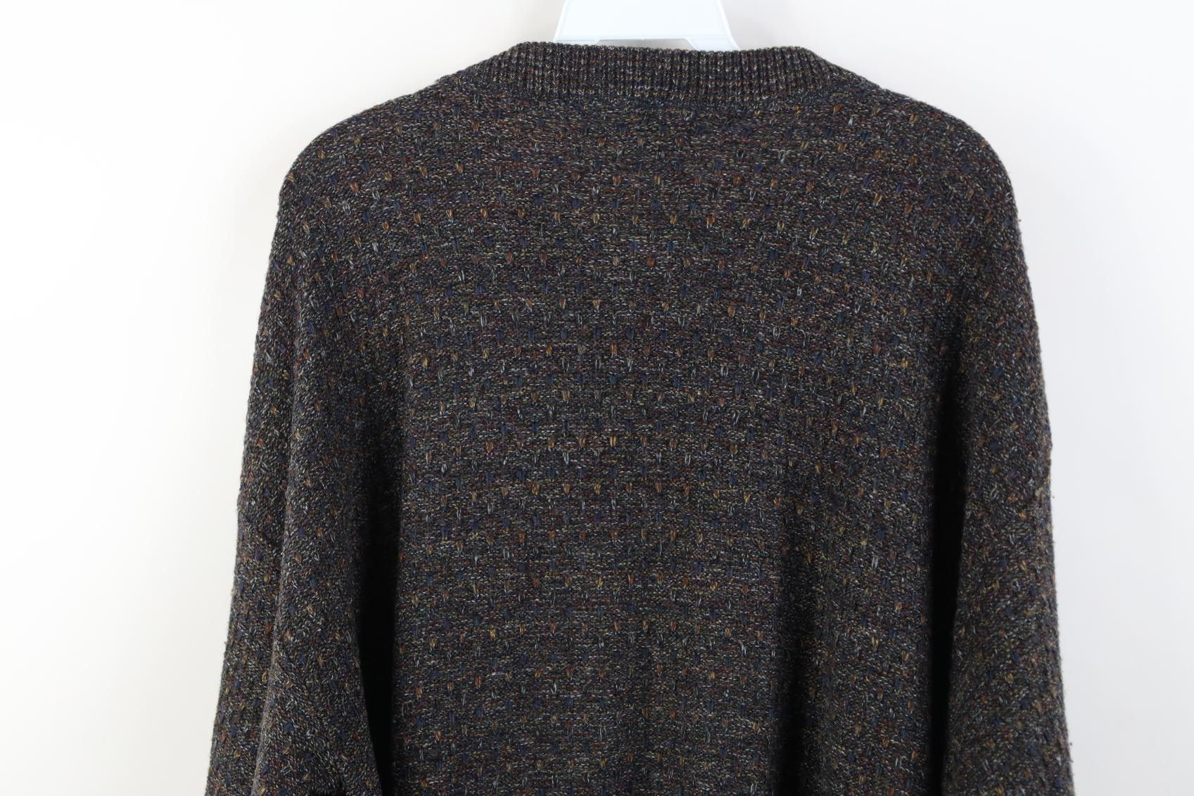 Vintage Vintage 90s Streetwear Fleck Knit Crewneck Sweater USA Size US XL / EU 56 / 4 - 11 Thumbnail