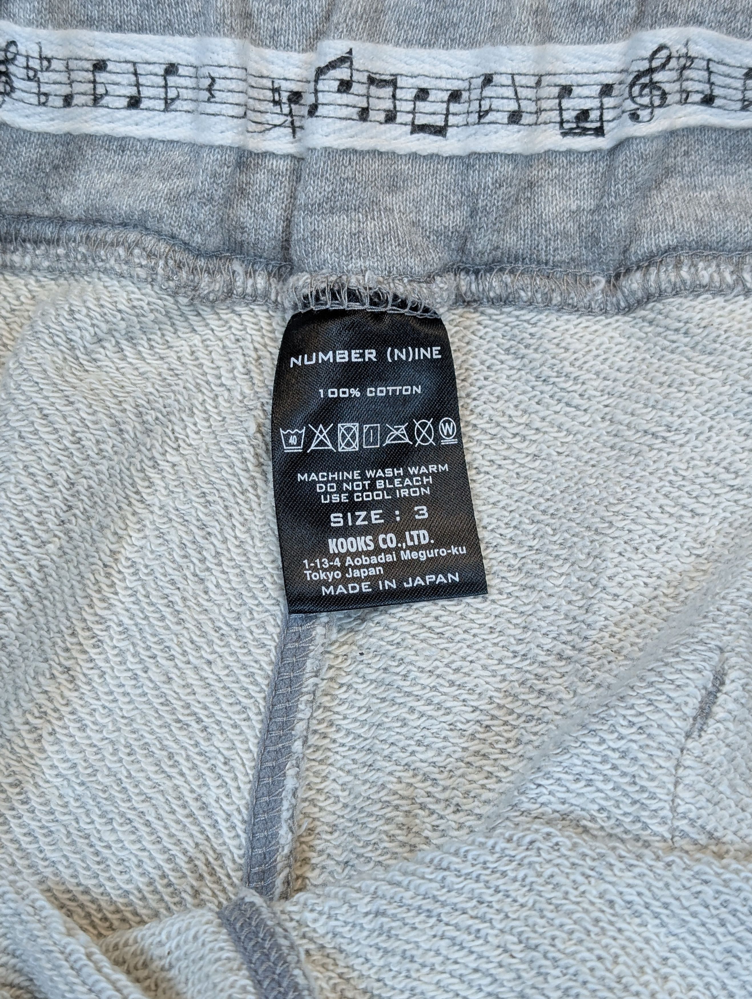 Number (N)ine Number Nine Multi Pocket Cargo Sweatpants Grey Size US 31 - 4 Thumbnail