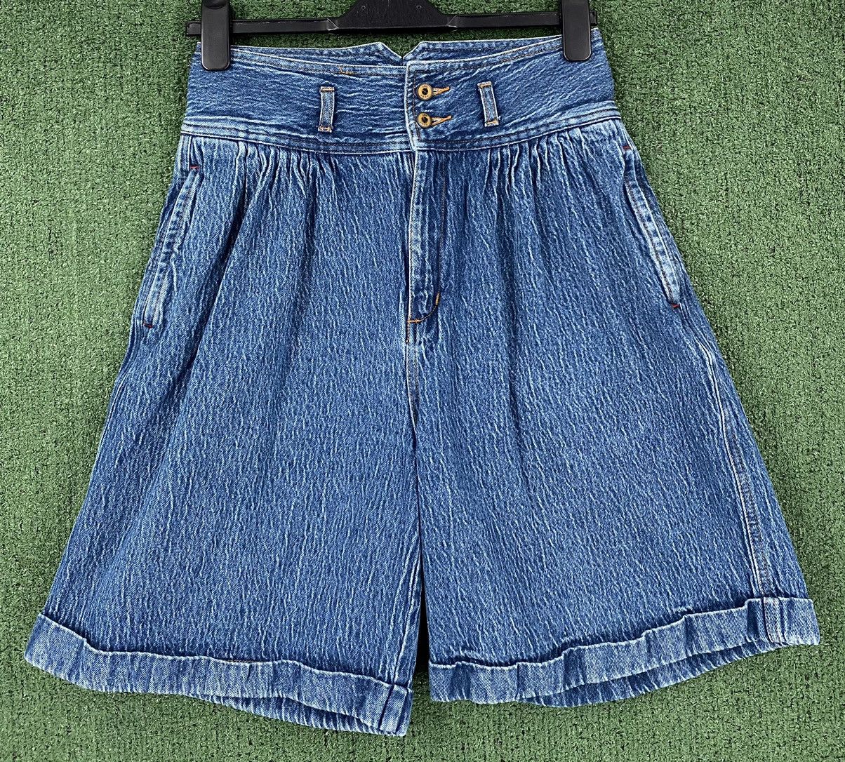 Lee 90’s Lee Pleated Cuffed Jean Shorts Jorts Size 27” Waist Size 27" / US 4 / IT 40 - 1 Thumbnail