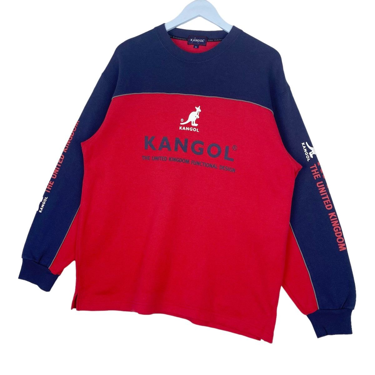 Kangol Kangol Sweatshirt Colorblock Crewneck Pullover Jumper Size US L / EU 52-54 / 3 - 3 Thumbnail