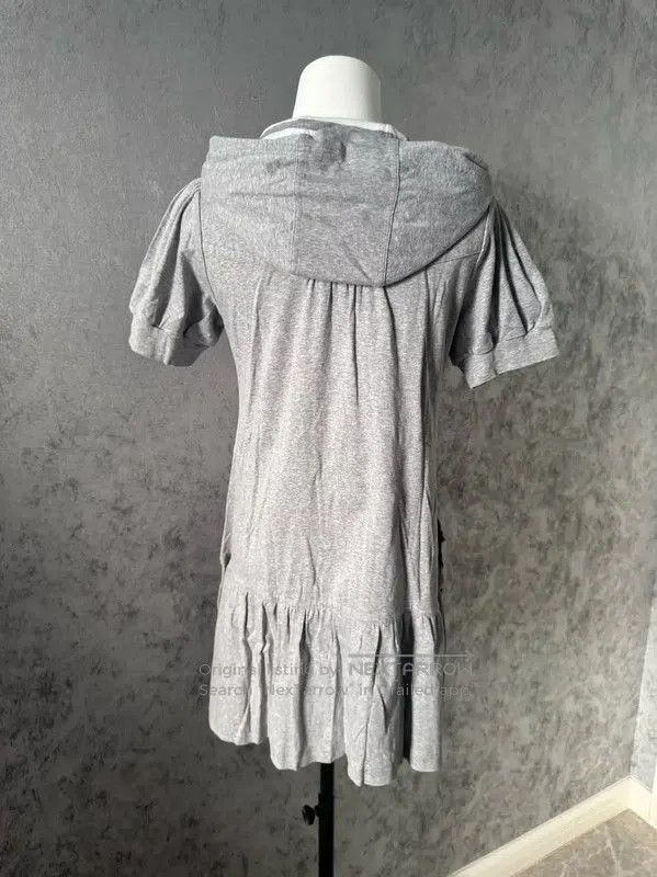Burberry Burberry Gray Cotton Short Sleeve Hoodie Dress. Size M / US 6-8 / IT 42-44 - 3 Thumbnail