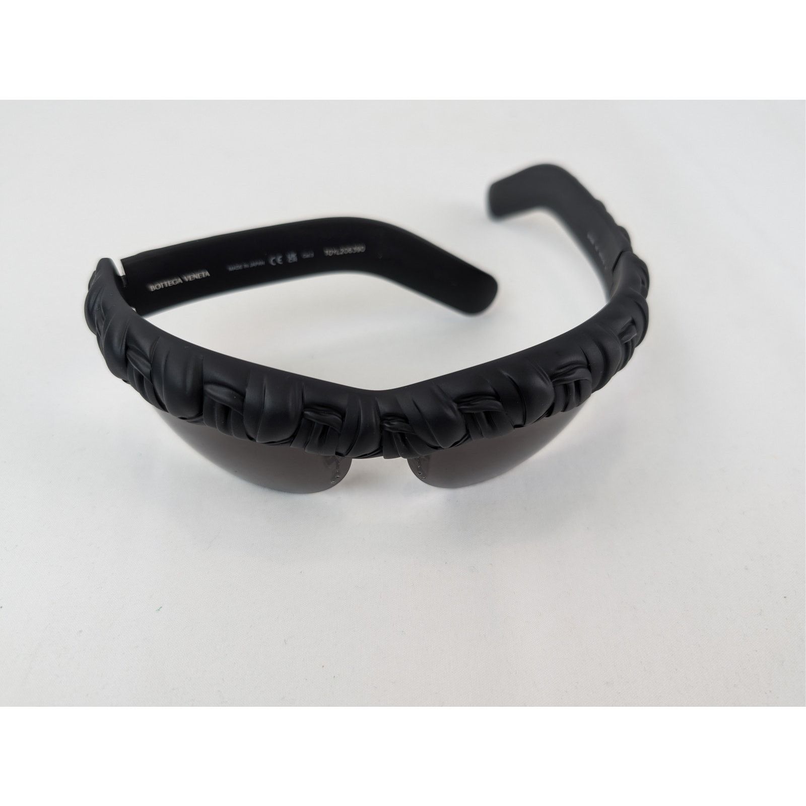 Bottega Veneta o1rshd1 Size: OS / Intrecciato Rim Sunglasses in Black Size ONE SIZE - 12 Thumbnail