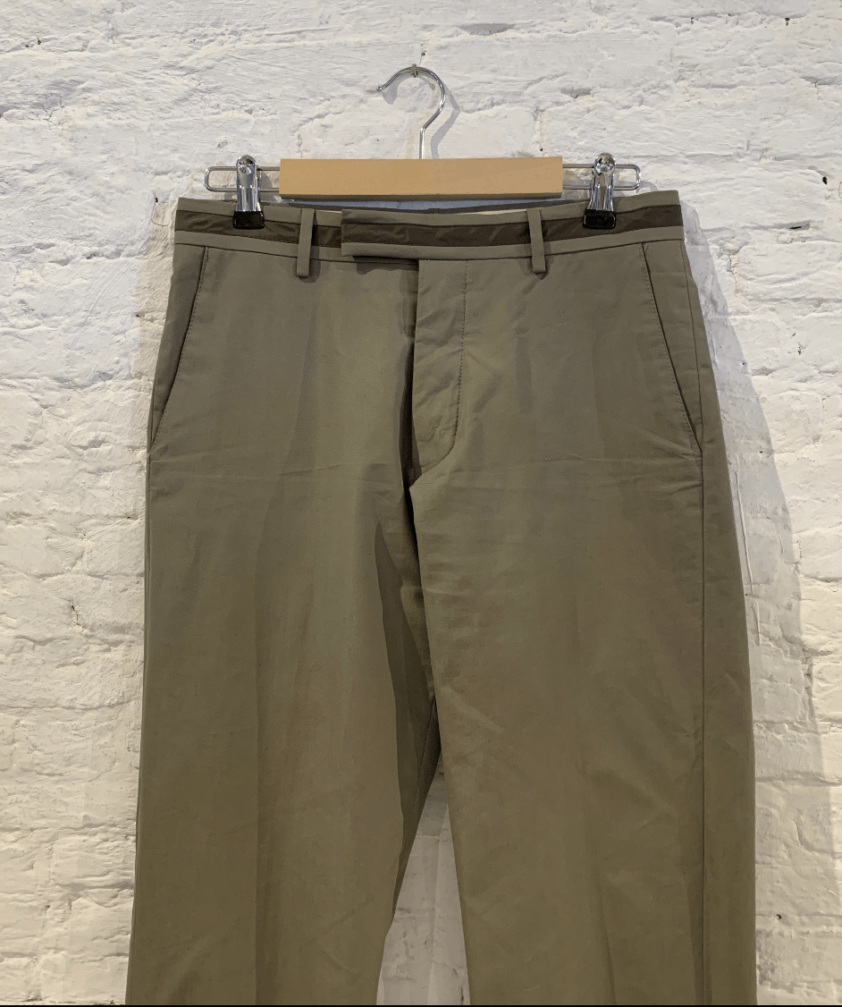 Helmut Lang 90s Helmut Lang Waxed Nylon Ribbon Waistband trousers Size US 30 / EU 46 - 3 Thumbnail