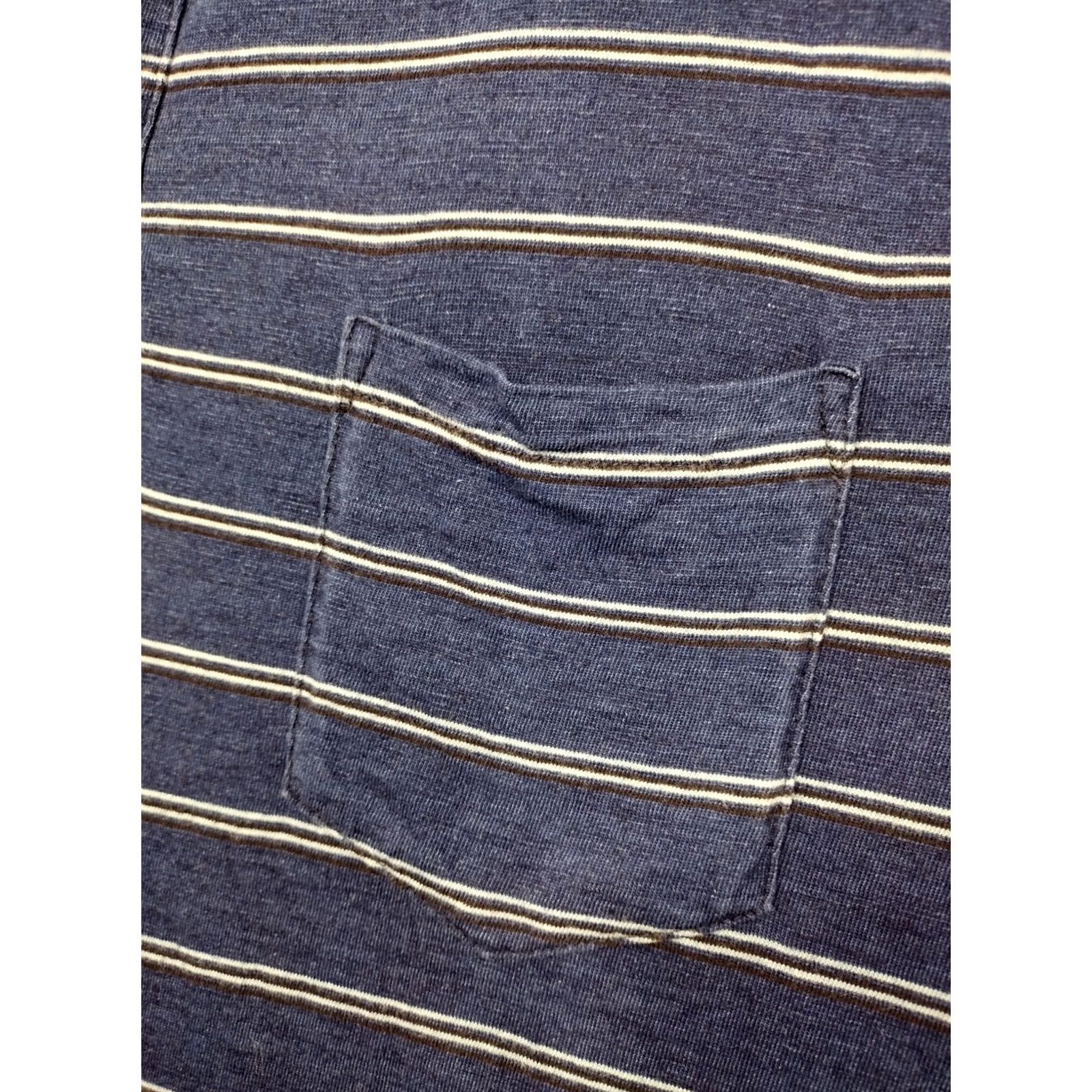 Peter Millar Peter Millar Polo Shirt Mens L Blue Striped Golf Casual Polo Size US L / EU 52-54 / 3 - 2 Thumbnail