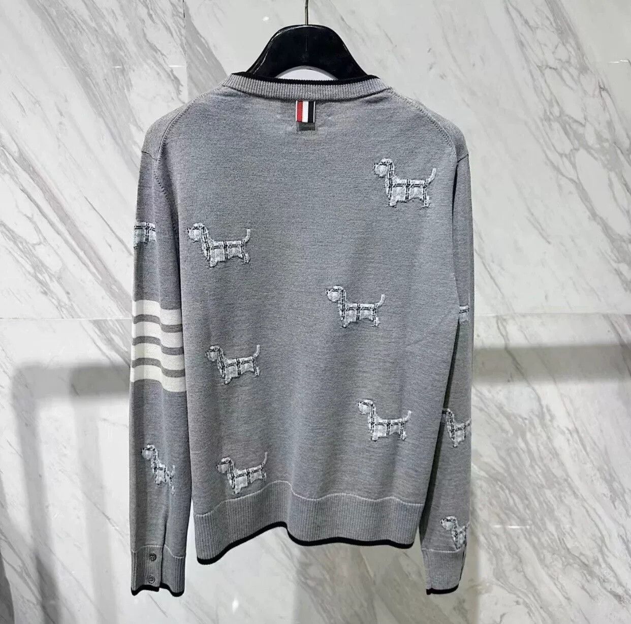 Thom Browne thom browne dachshund knit sweater uni Size US M / EU 48-50 / 2 - 2 Thumbnail
