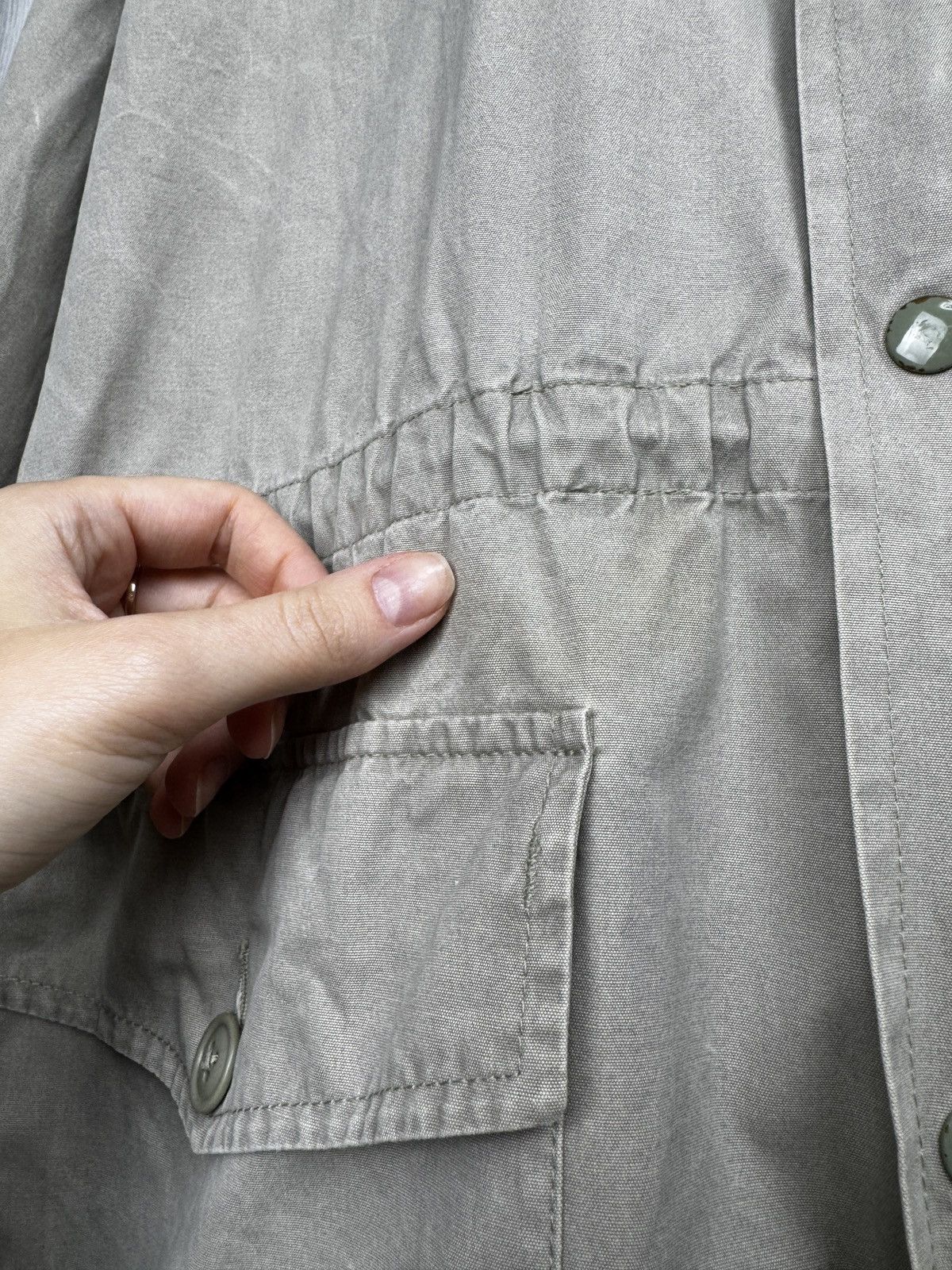 Polo Ralph Lauren Polo Ralph Lauren vintage 90s cotton blend beige gray jacket Size US M / EU 48-50 / 2 - 10 Thumbnail