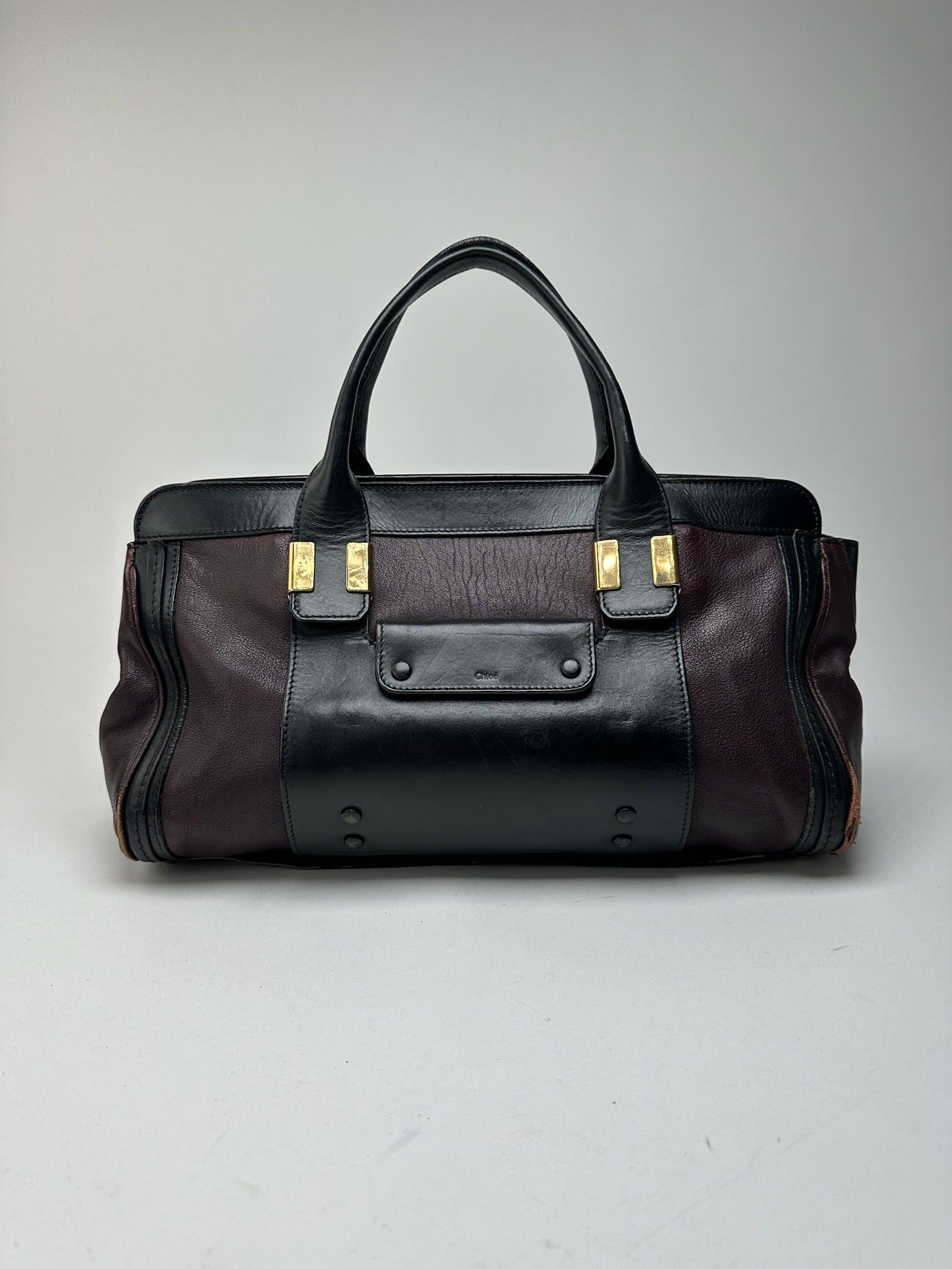 Chloe Vintage Leather bag black red Size ONE SIZE - 1 Thumbnail