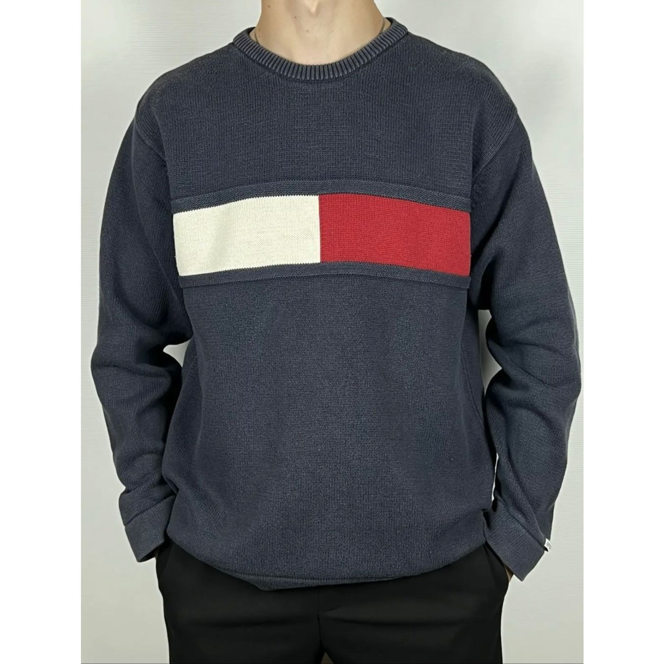 Tommy Hilfiger Vintage Mens Tommy Hilfiger - Tommy Jeans Sweater Size L Size US L / EU 52-54 / 3 - 1 Thumbnail